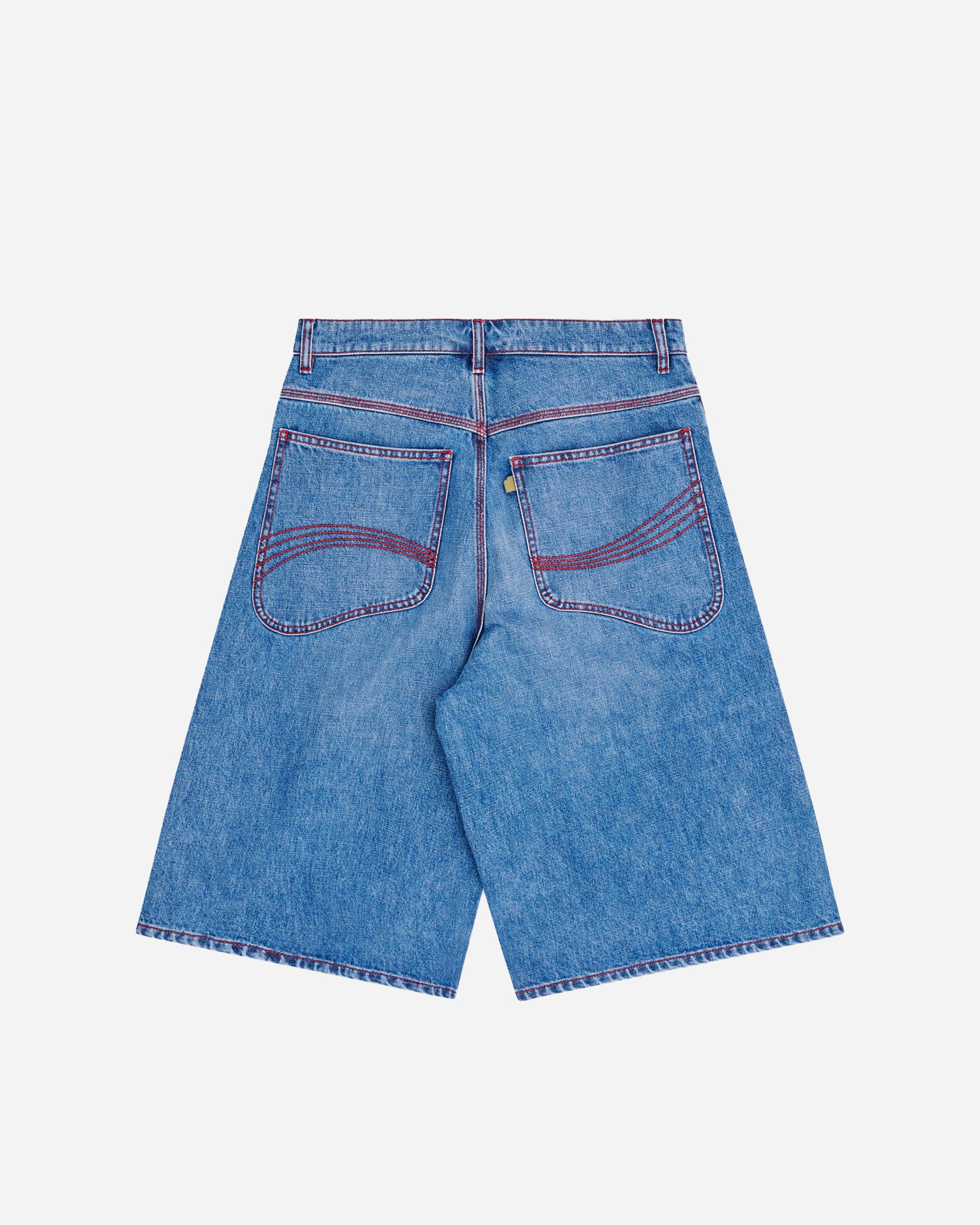 ERL Denim Indiana Skate Shorts DIRTY BLUE ERL10P014-1