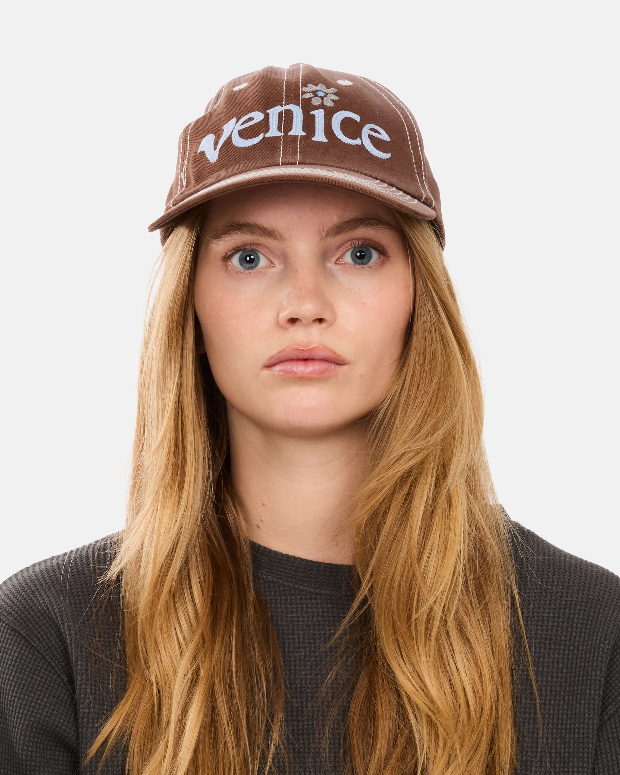 ERL Venice Geweven Cap BROWN ERL11K018-BROWN