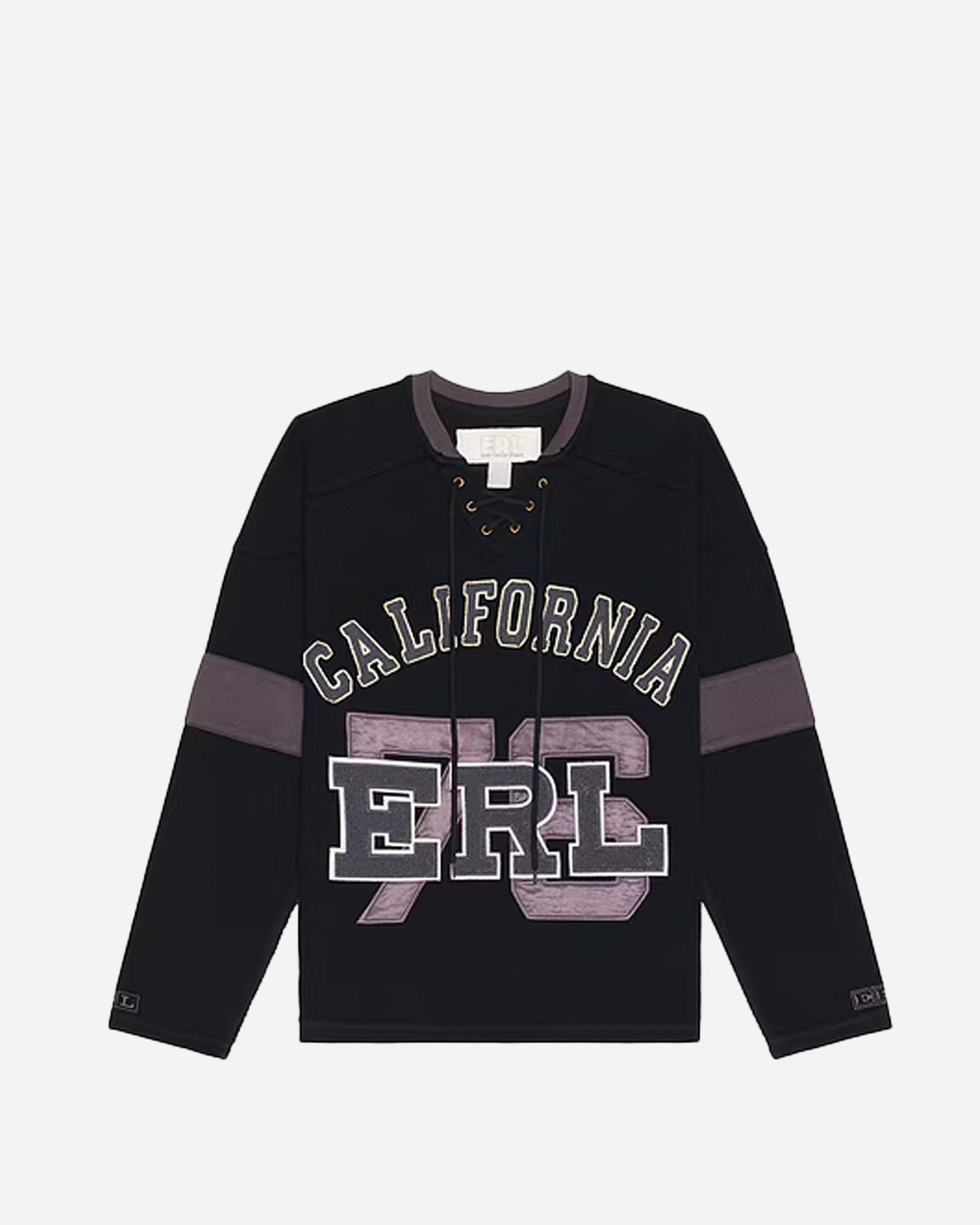 ERL Laced Hockey Jersey BLACK ERL11T012