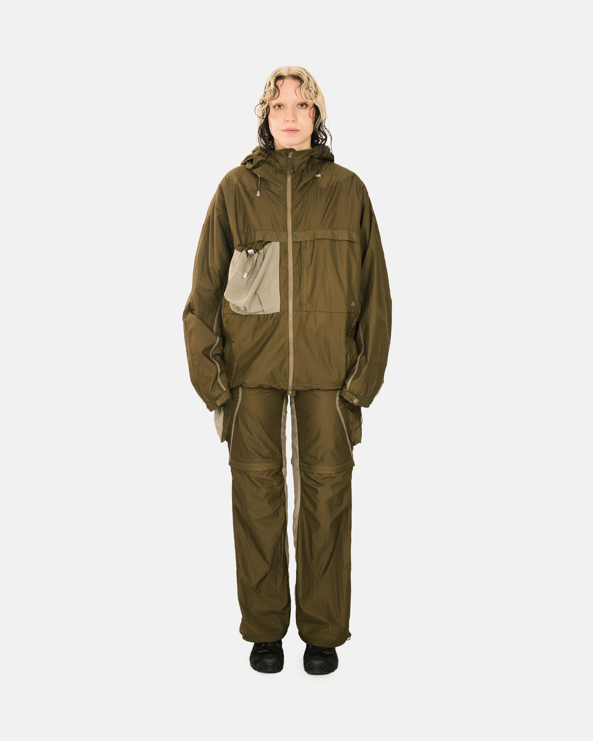 Oakley Latitude Flight Wind Jacket ARMY GREEN FOA406828-7CE