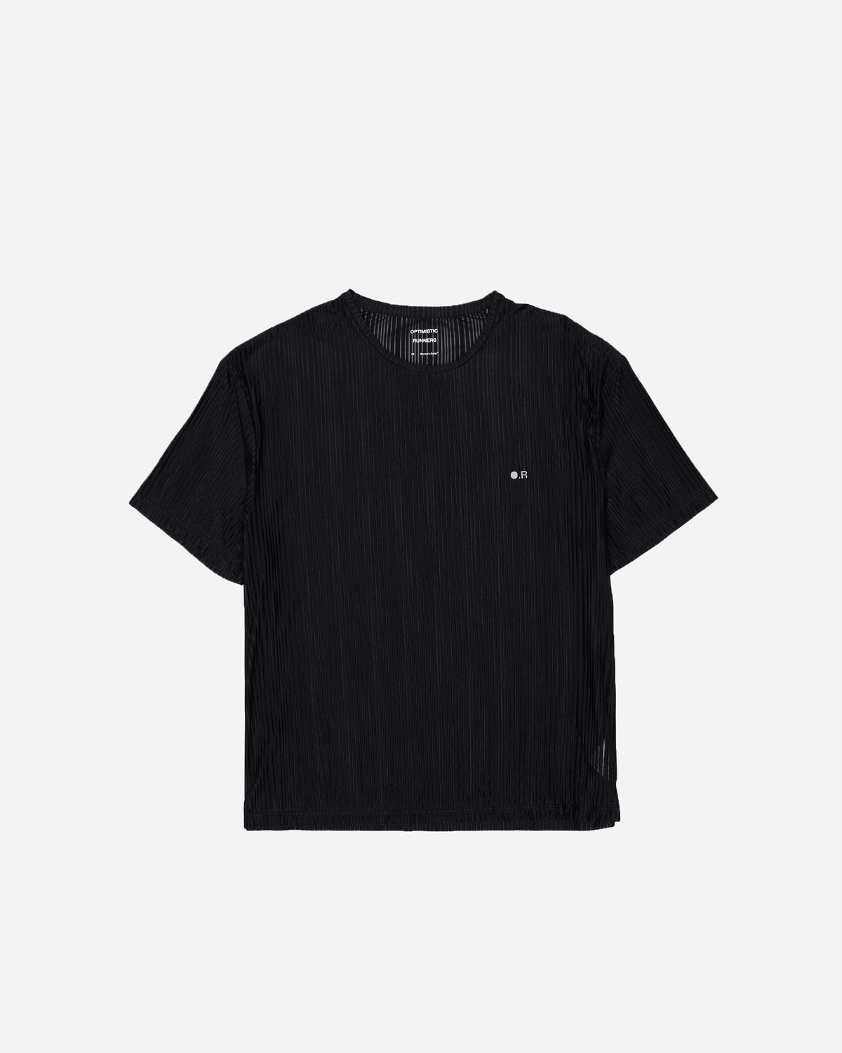 Optimistic Runners Glossy T-shirt Black GTS26BK