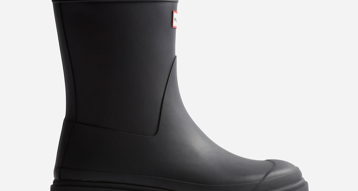 Hunter -  Downpour Short Boot Hfru0002251mlr - Military Red