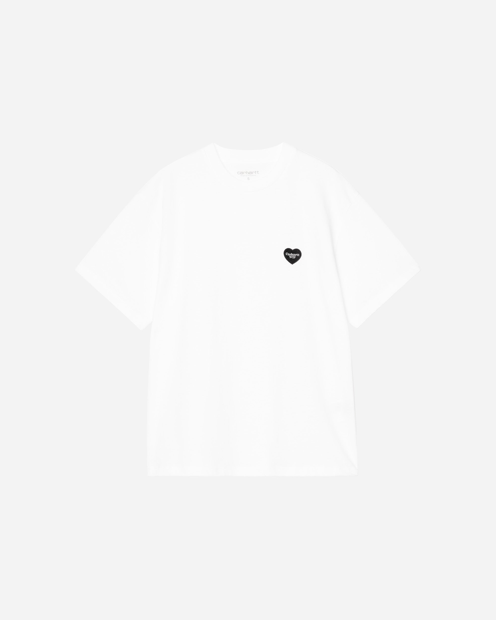 Carhartt WIP Heart Patch T-shirt White / Black I032318-00AXX