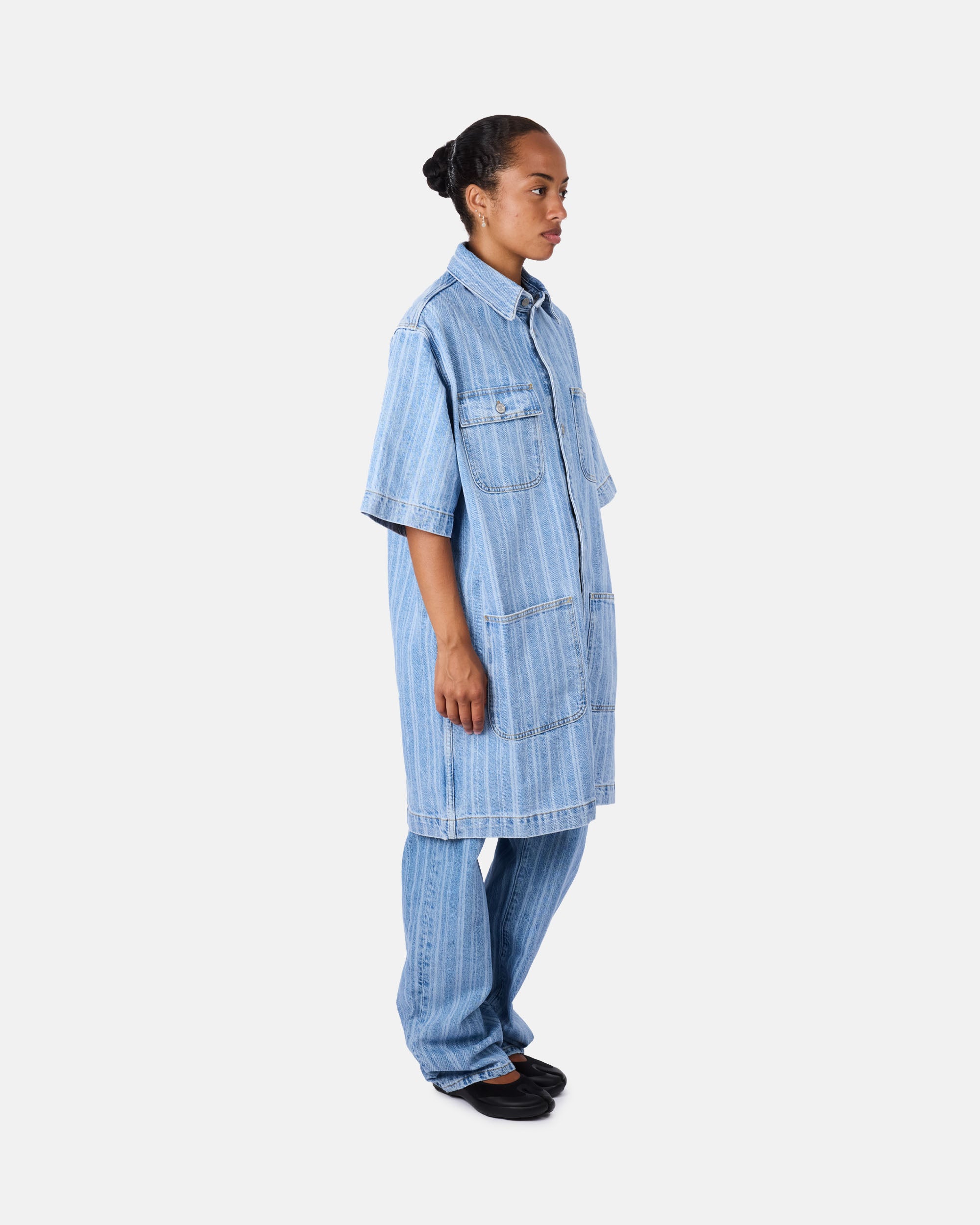 Carhartt WIP W' Rylan Dress Blue stone bleached I035578-32H12