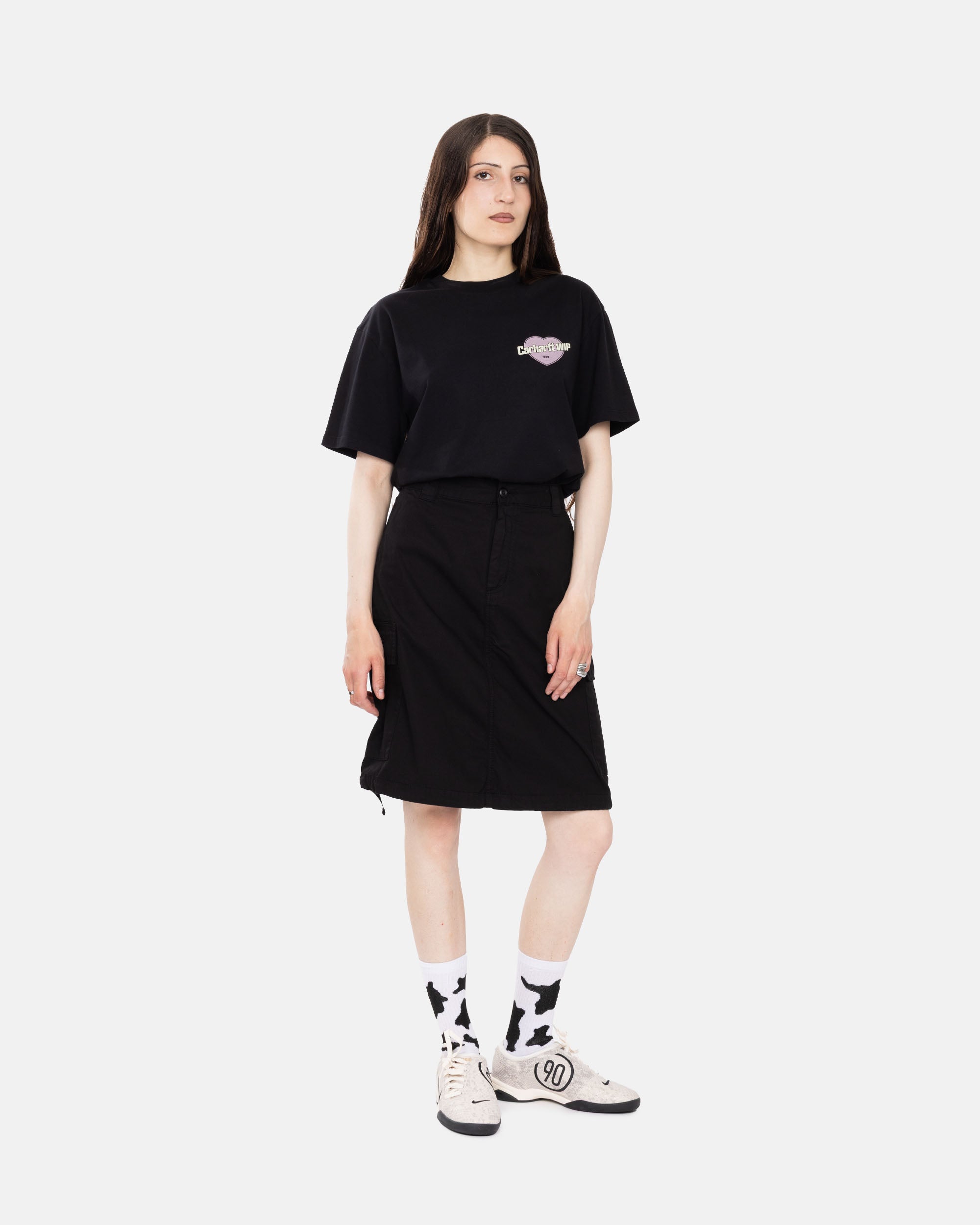 Carhartt WIP Kingston Skirt Black garment dyed I035579-89GD