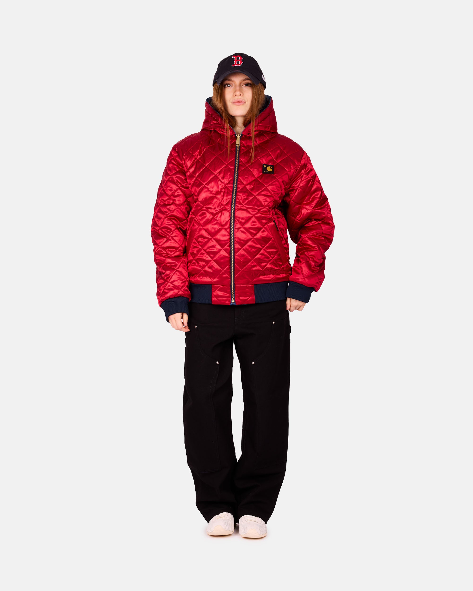 Carhartt WIP 50 Years Anniversary OG Active Jacket Denim Blue / USA Red I035966-3FZ12