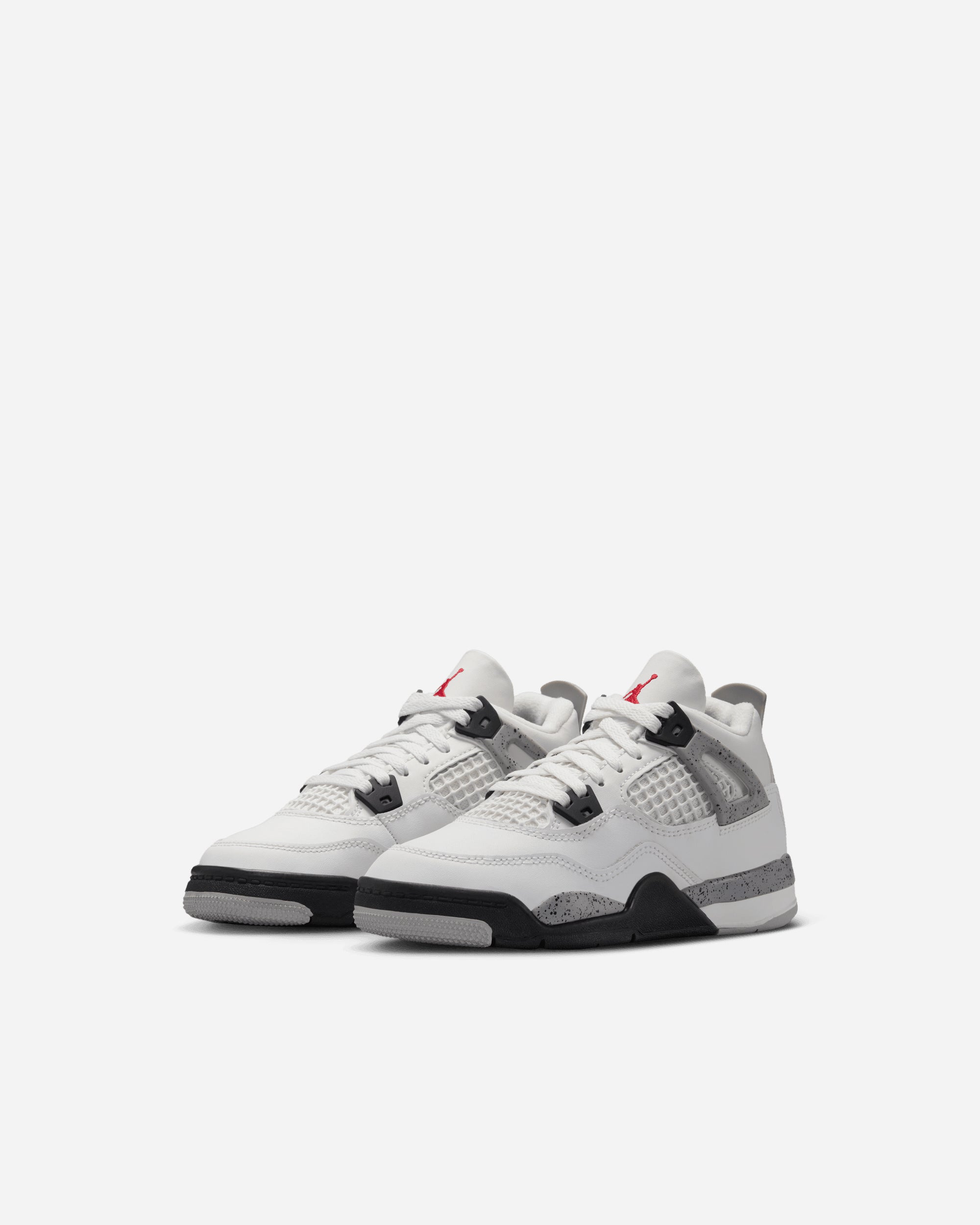 Jordan Brand Air Jordan 4 Retro OG “White Cement” (Preschool) SUMMIT WHITE/FIRE RED IB4388-100