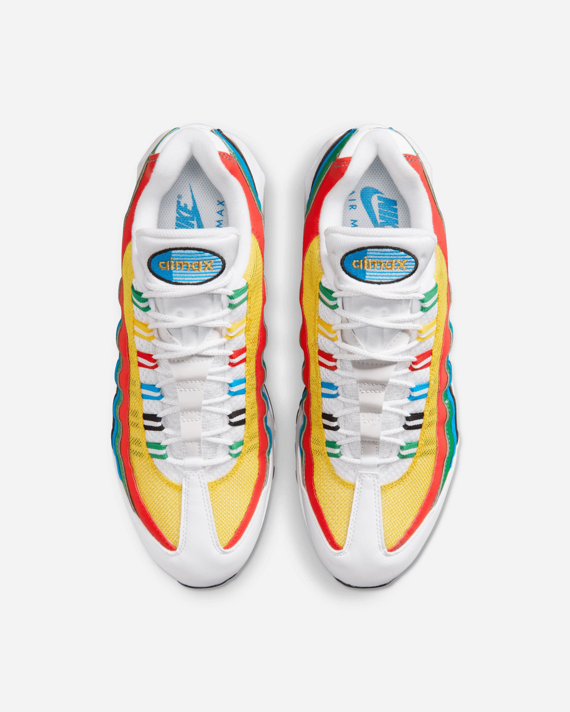 Nike Air Max 95 "Olympique" WHITE/GOLD-CHILE RED- BLUE IB7872-100