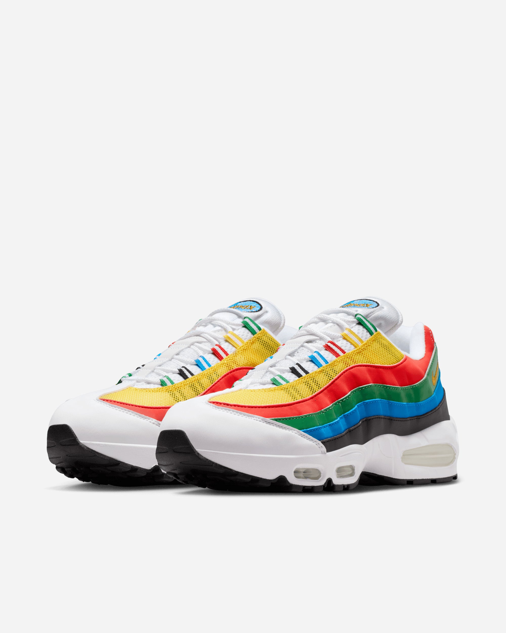 Nike Air Max 95 "Olympique" WHITE/GOLD-CHILE RED- BLUE IB7872-100