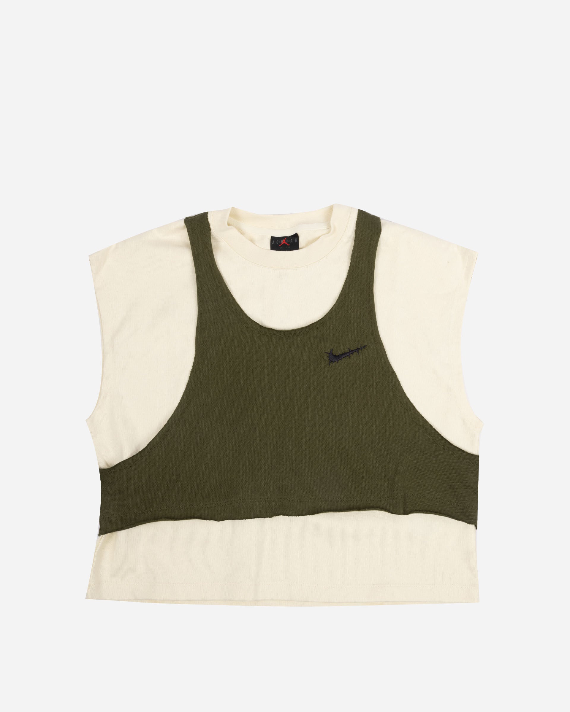Jordan Brand Jordan Brand x Teyana Taylor T-shirt COCONUT MILK/ROUGH GREEN IM6357-133