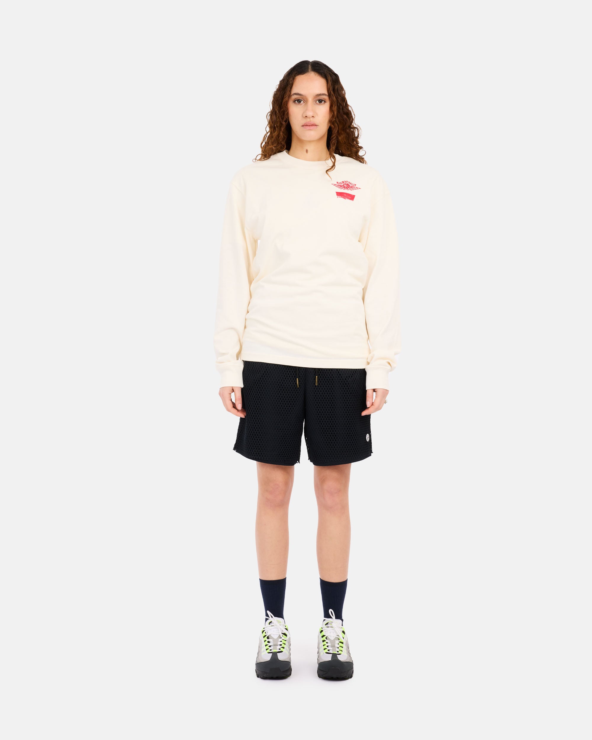 Jordan Brand Jordan x Levi's® Longsleeve PALE IVORY/BLACK/UNIVERSITY RED IM6730-110