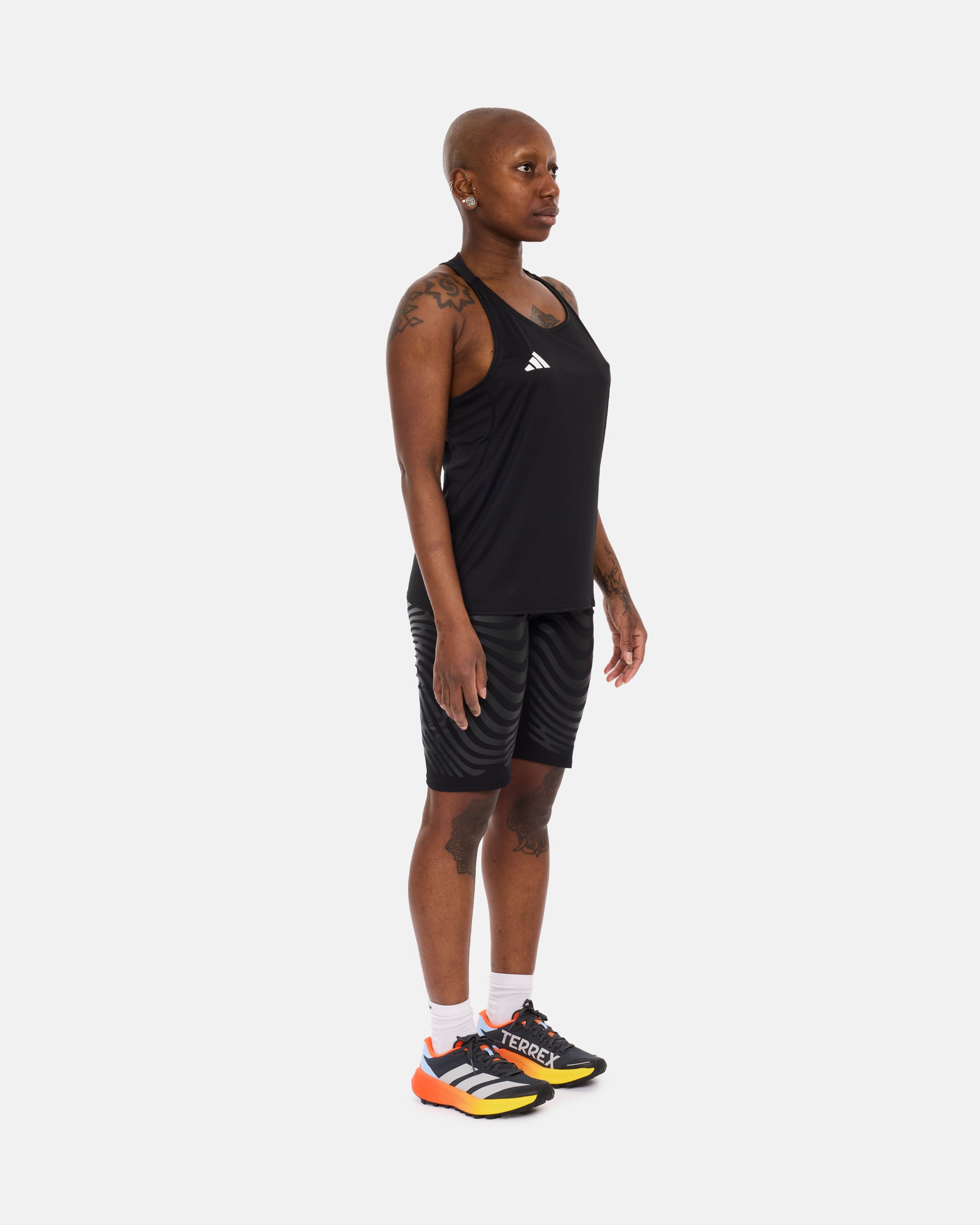 adidas Originals Adizero Essentials Running Tank Top BLACK IN1180