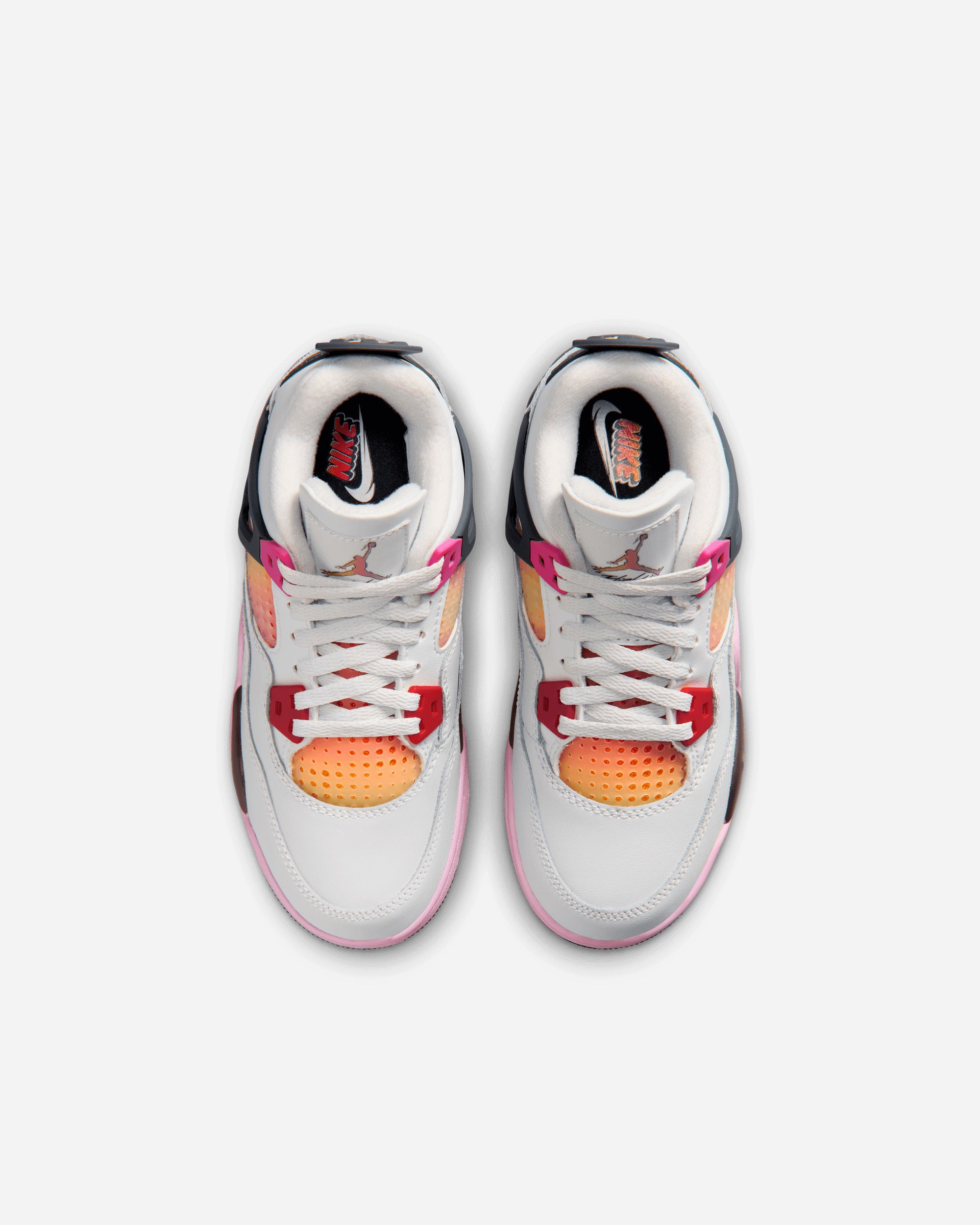 Jordan Brand Air Jordan 4 Retro “Comic” (PS) OFF WHITE/FIRE PINK-ANTHRACITE IO2363-100