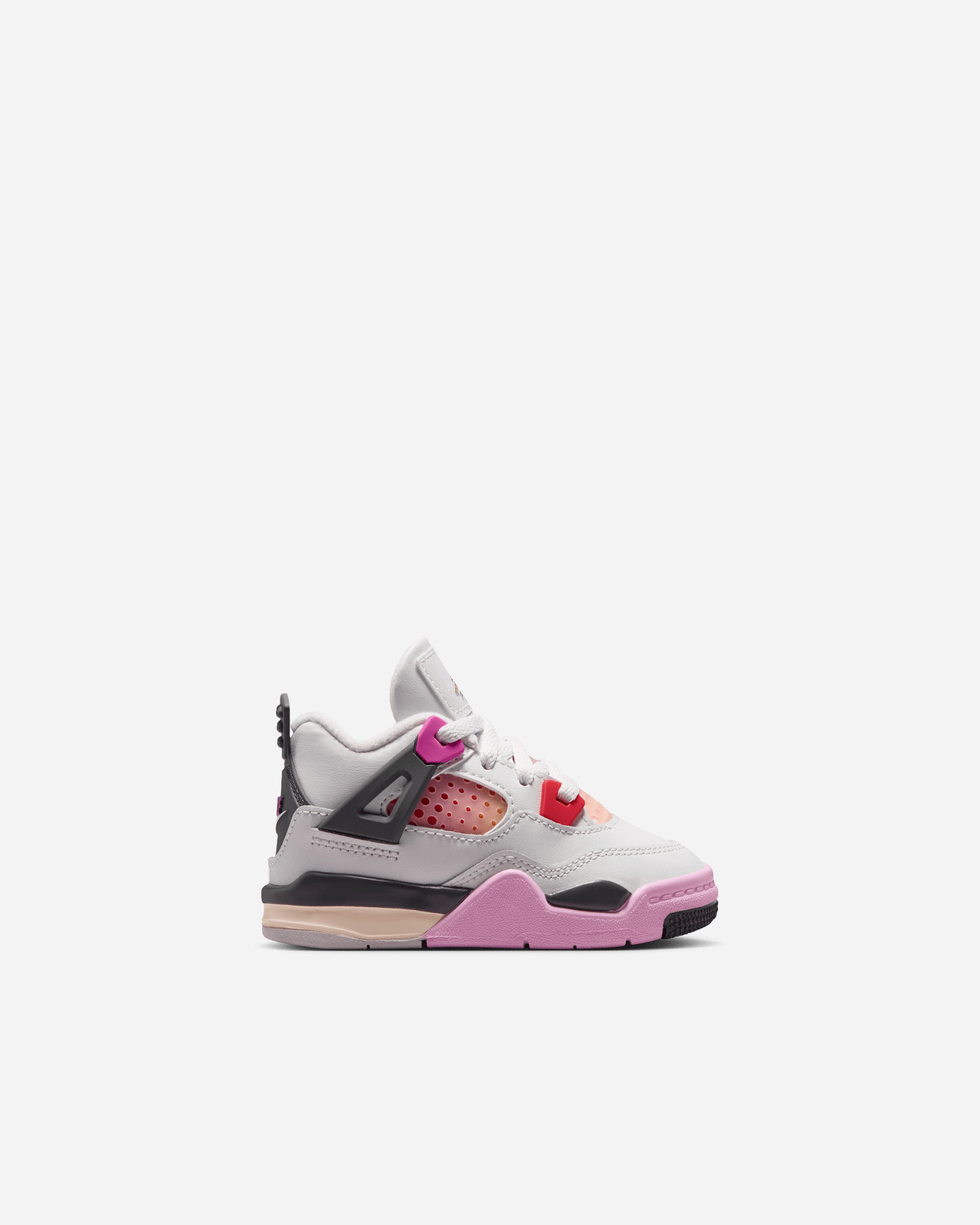 Jordan Brand Air Jordan 4 Retro “Comic” (TD) OFF WHITE/FIRE PINK-ANTHRACITE IO2364-100