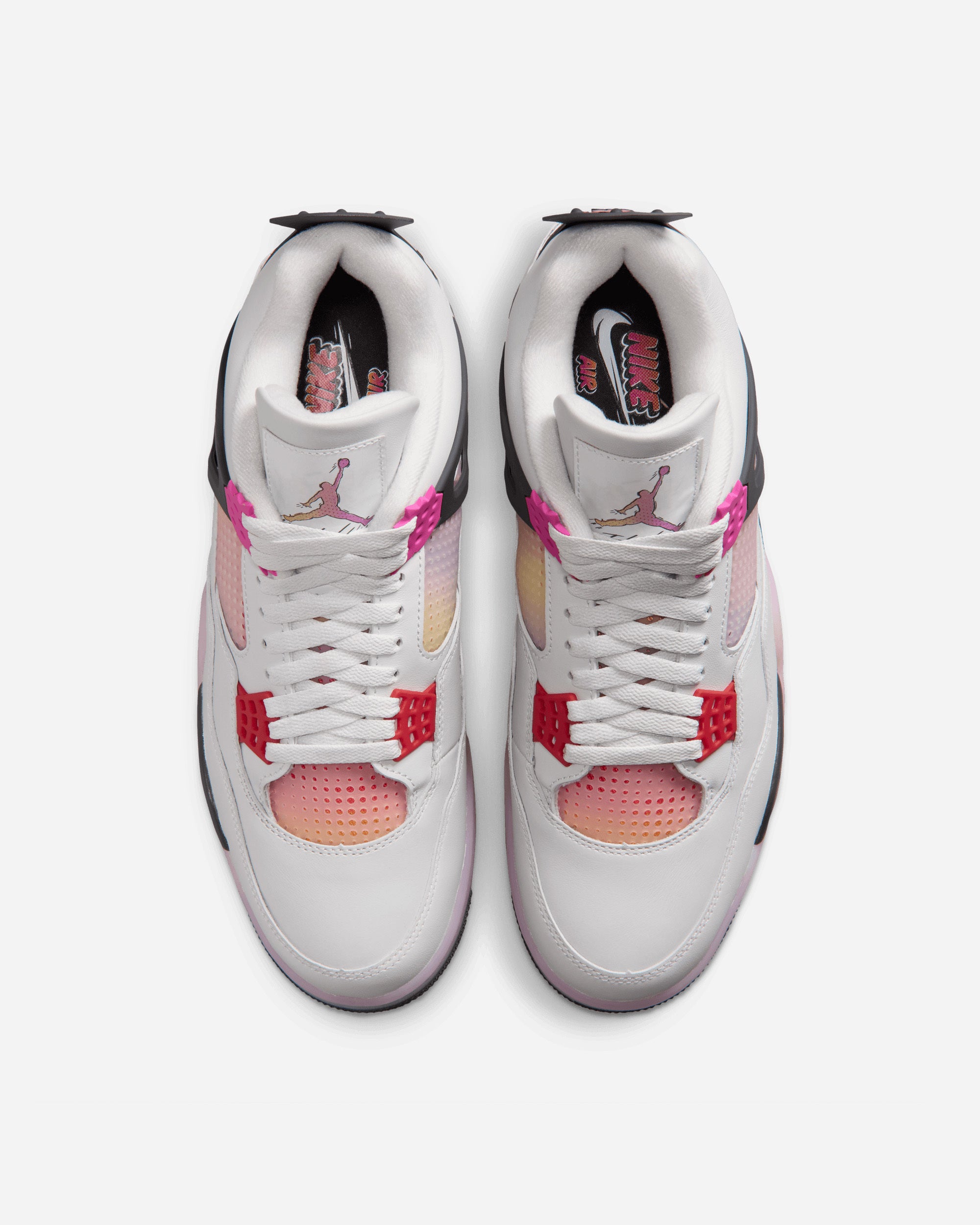 Jordan Brand Air Jordan 4 Retro "Comic" OFF WHITE/FIRE PINK-ANTHRACITE JA1135-100