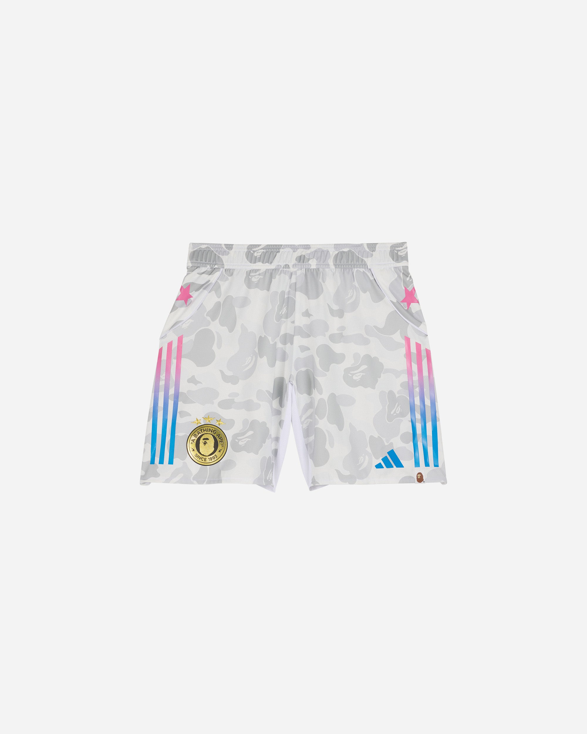 adidas Originals adidas Originals x Bape Football Shorts White KB2205