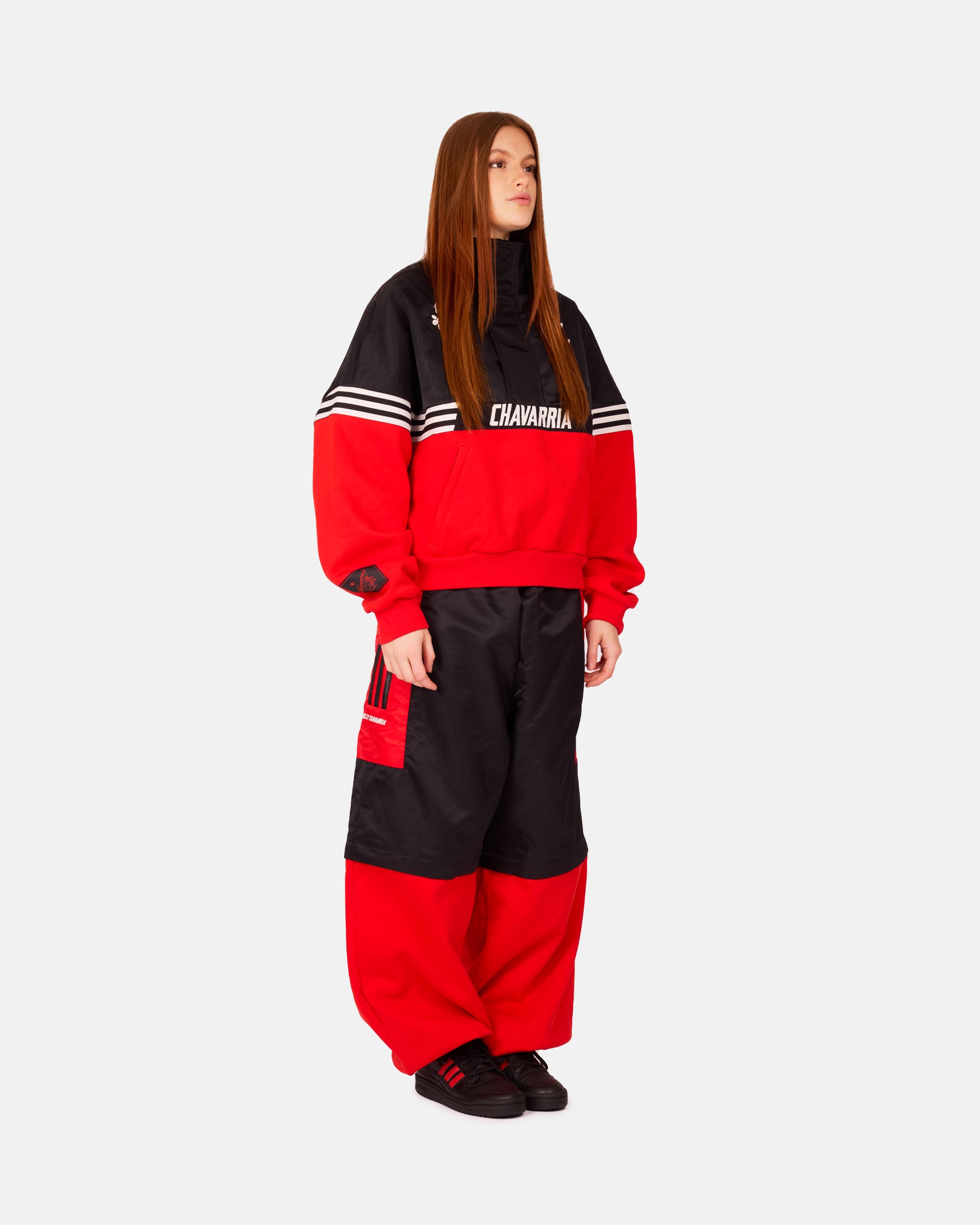 adidas Originals adidas Originals x Willy Chavarria Gomez Zip Off Pants Black/Red KD9359