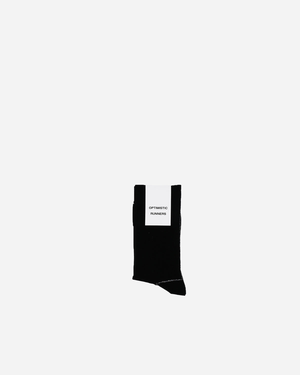 Optimistic Runners Knee High Socks Black KHS26BK