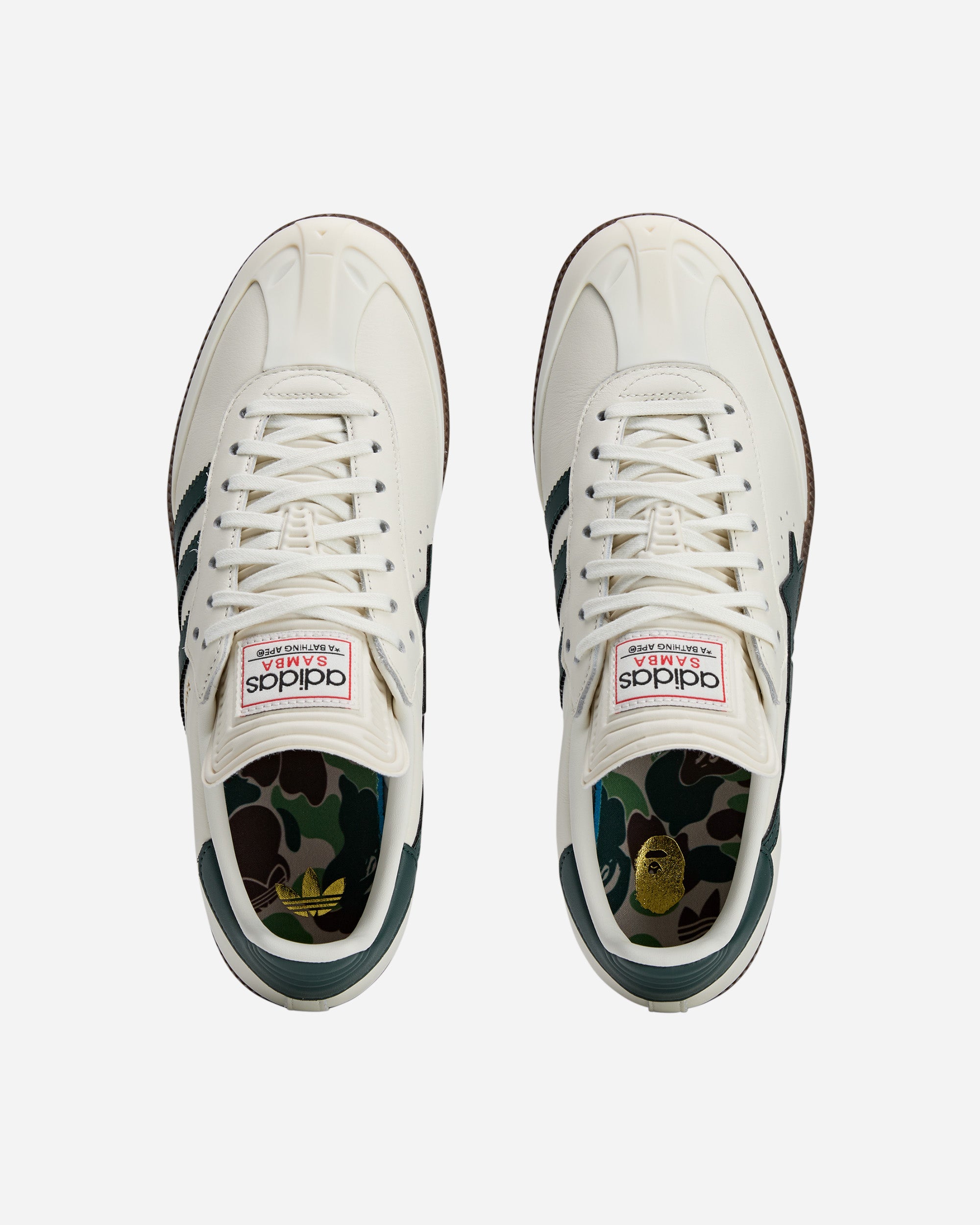 adidas Originals adidas Originals x BAPE Samba OWHITE/SHAGRN/GUM4 KJ8852