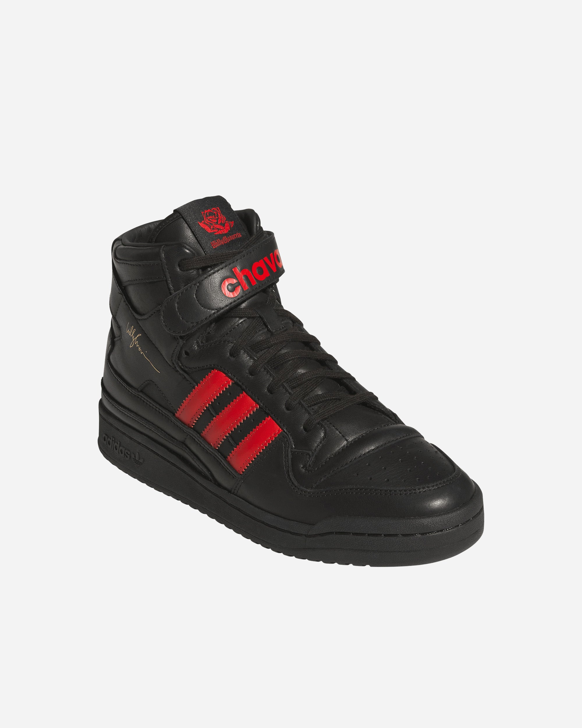 adidas Originals adidas Originals x Willy Chavarria Forum 84 Hi Core black/Red KK3695
