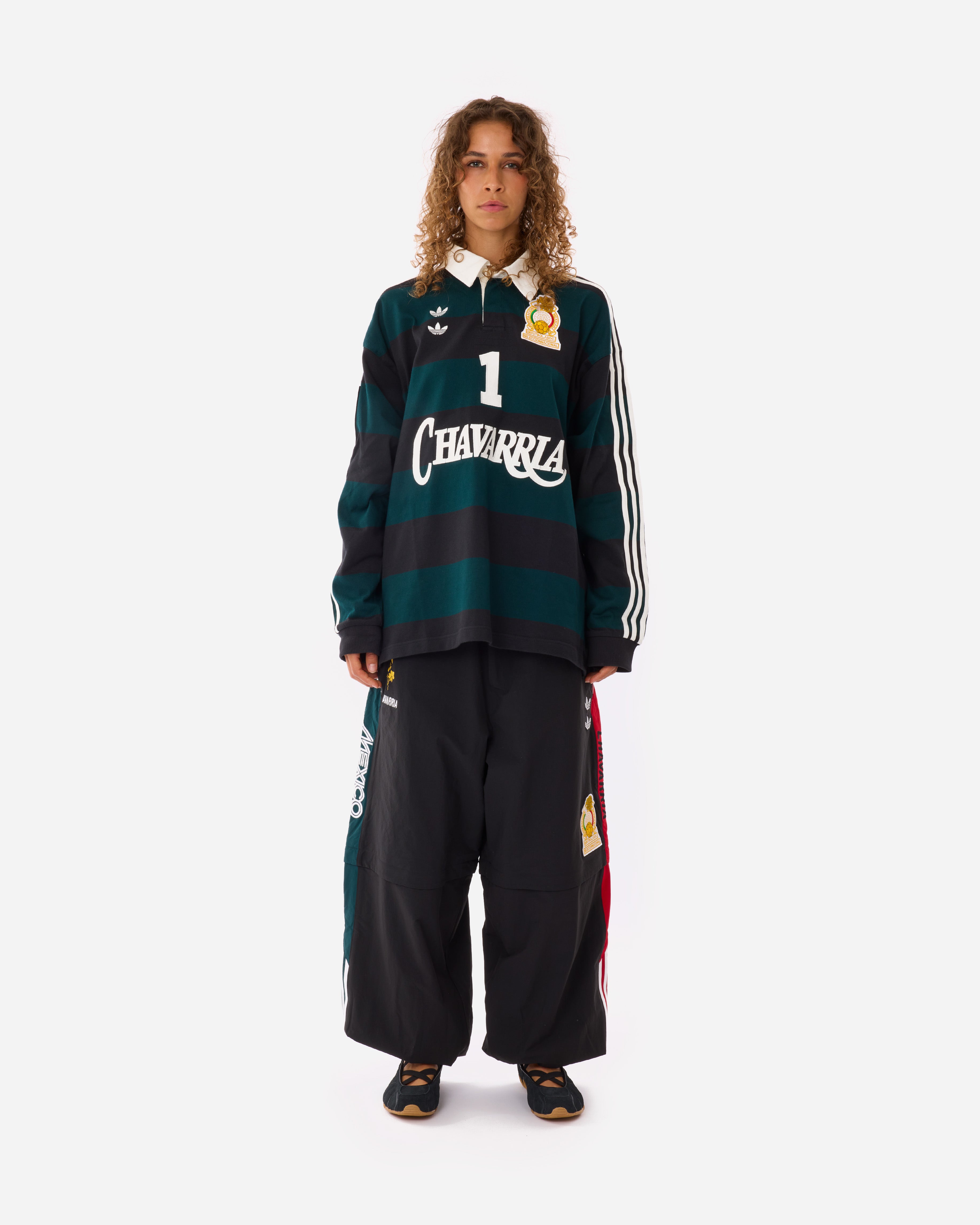 adidas Originals adidas Originals x Willy Chavarria Longsleeve Rugby BLACK/AURIVY KV1977