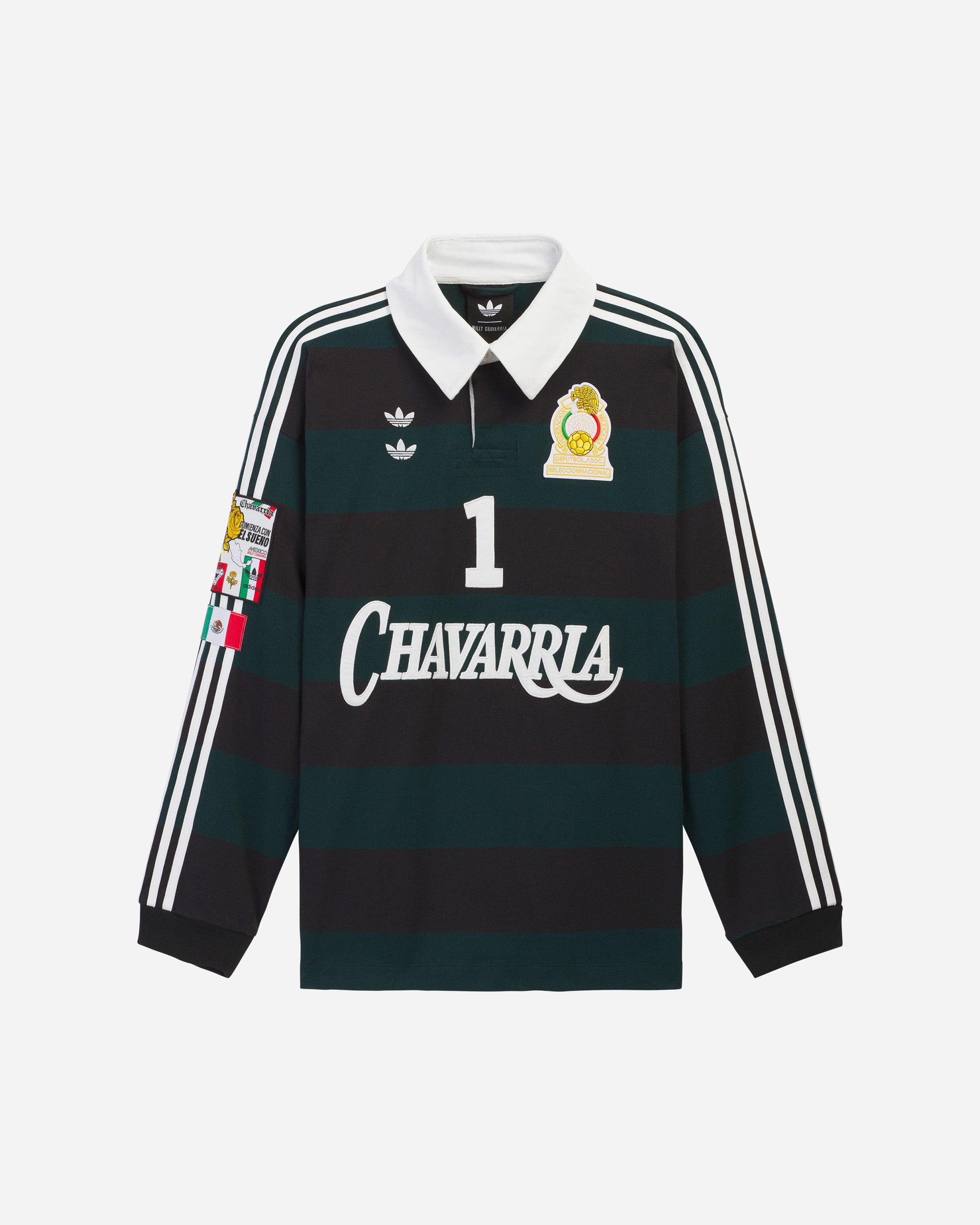 adidas Originals adidas Originals x Willy Chavarria Longsleeve Rugby BLACK/AURIVY KV1977