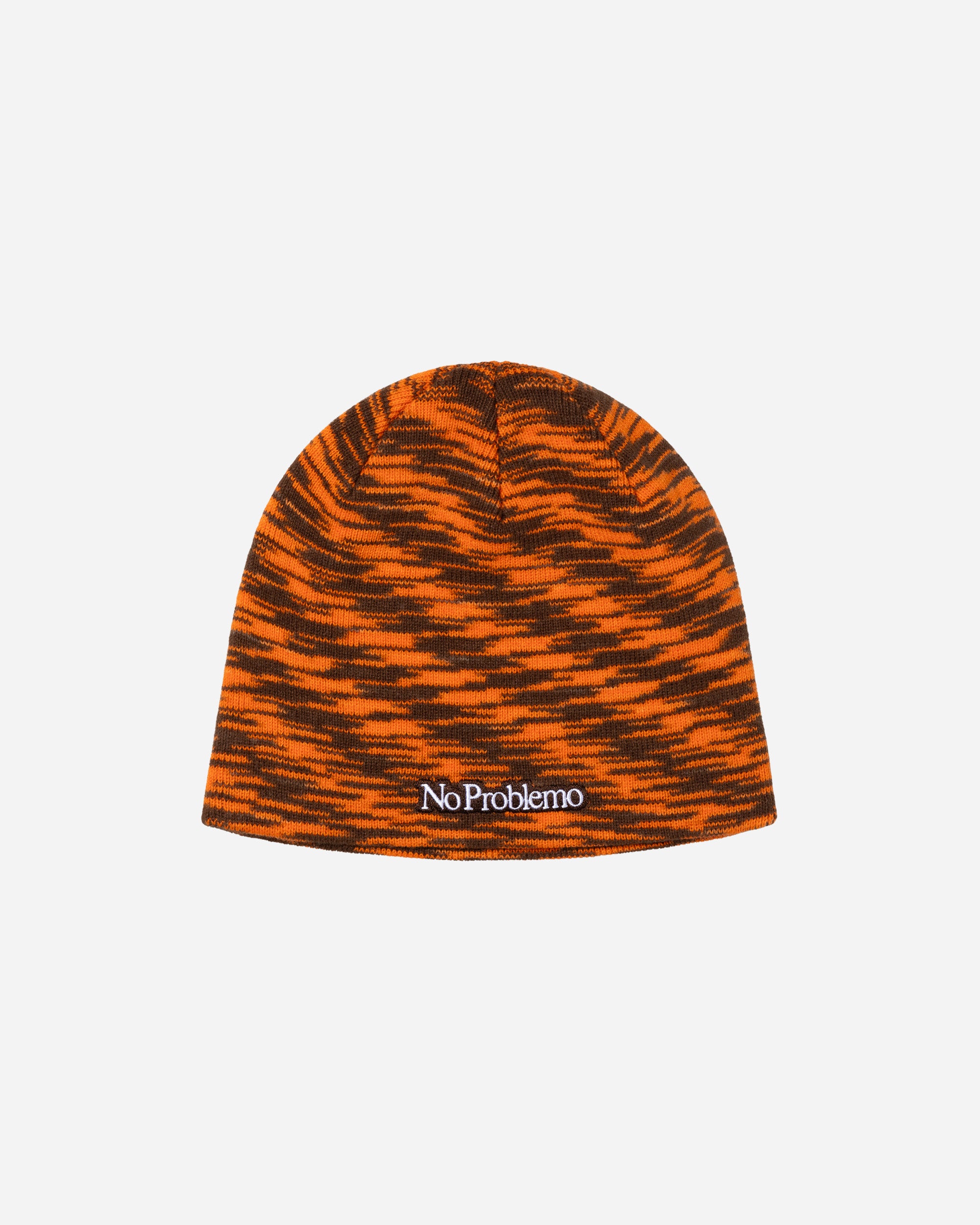No Problemo Glitch Skull Hat Orange NP9021904