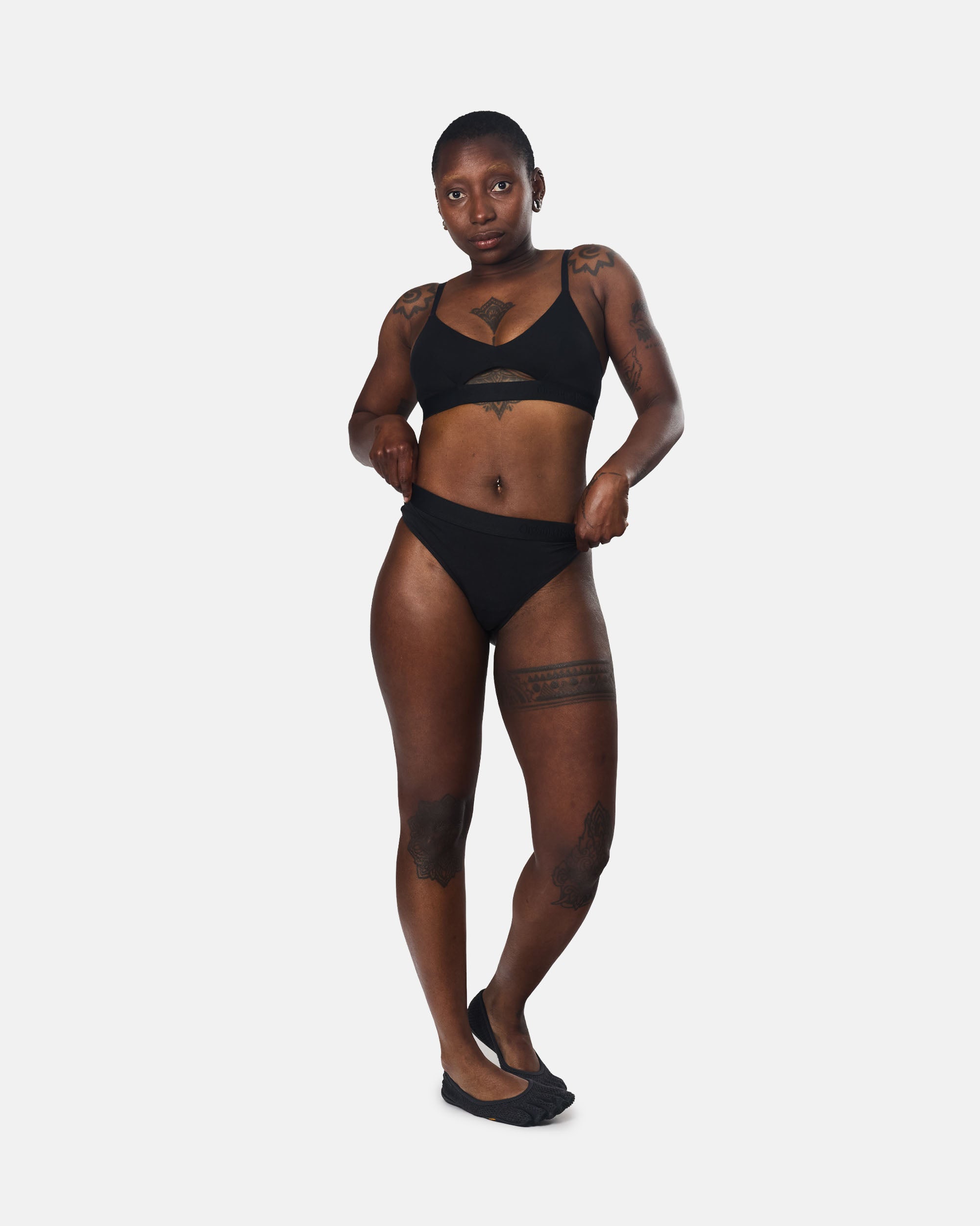 Organic Basics Soft Touch Bralette Black OB120008-Black