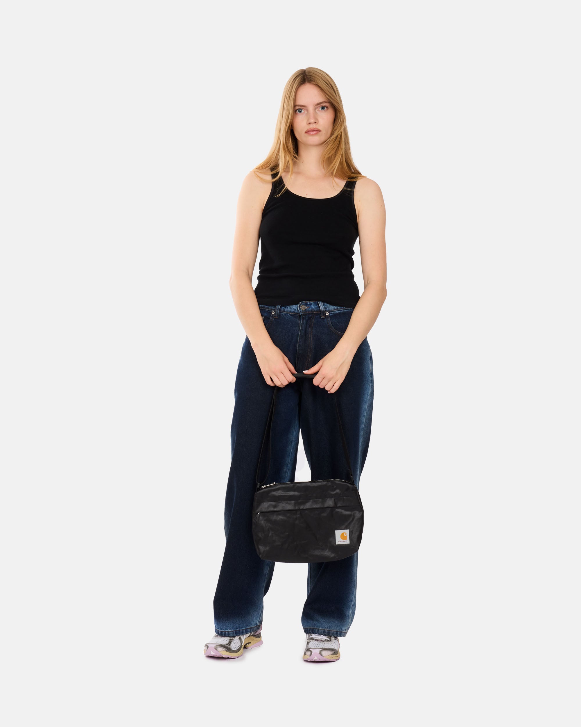 RASSVET Shadow Wash Baggy Denim Pants BLUE PACC17P012