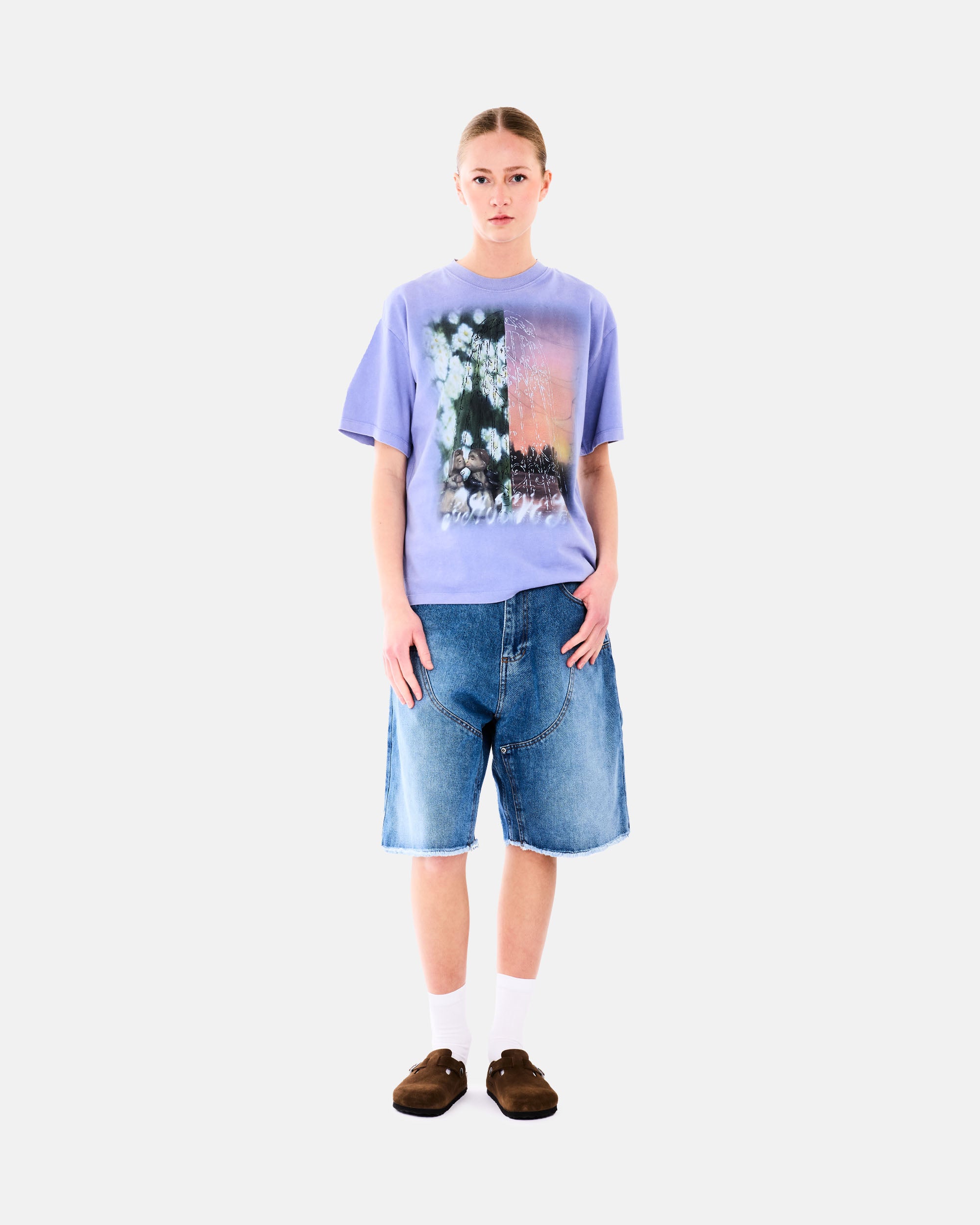 RASSVET KISS TEE SHIRT LILAC PACC18T005