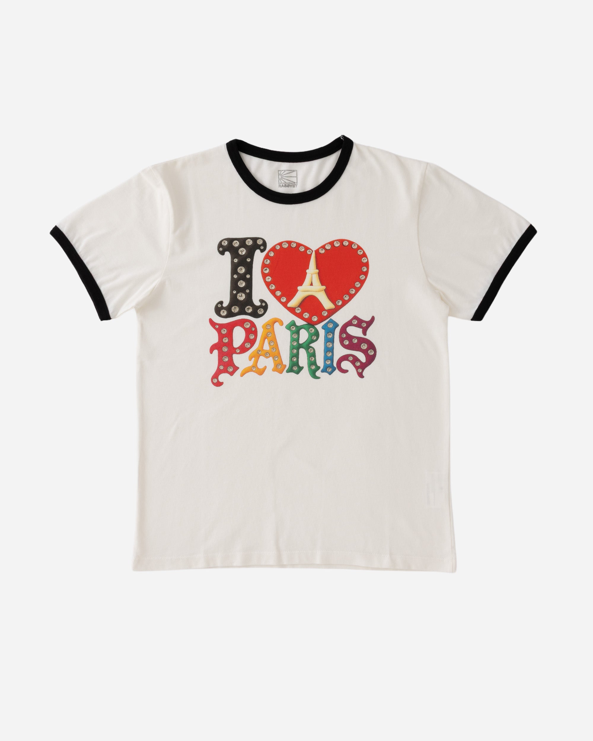 RASSVET Men Jewel Ringer Tee Shirt OFF WHITE PACC19T010