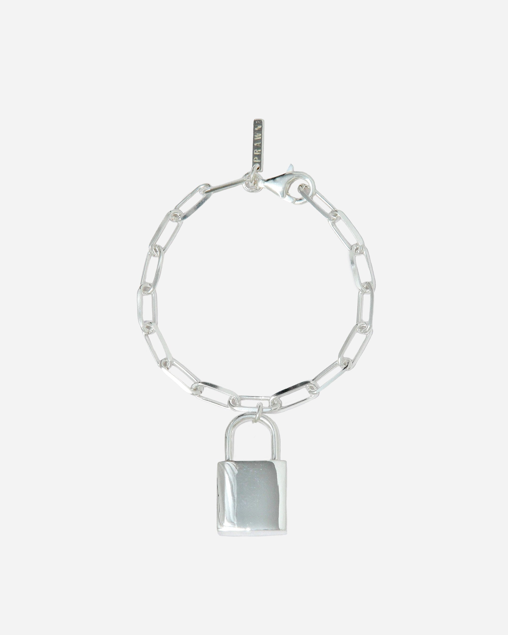 PRAWN Padlock Bracelet Recycled 925 sterling silver PR-B006