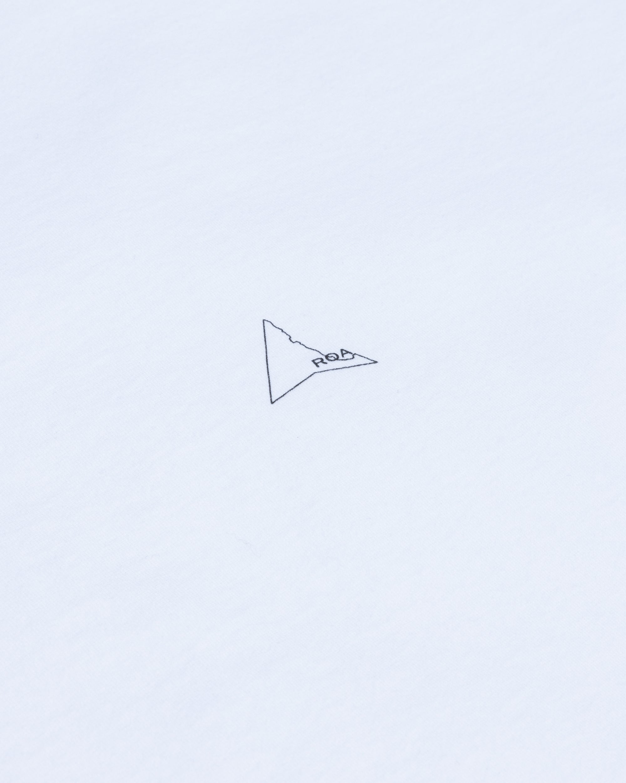 ROA Logo T-Shirt White RBMW0254JY22-WTH0001