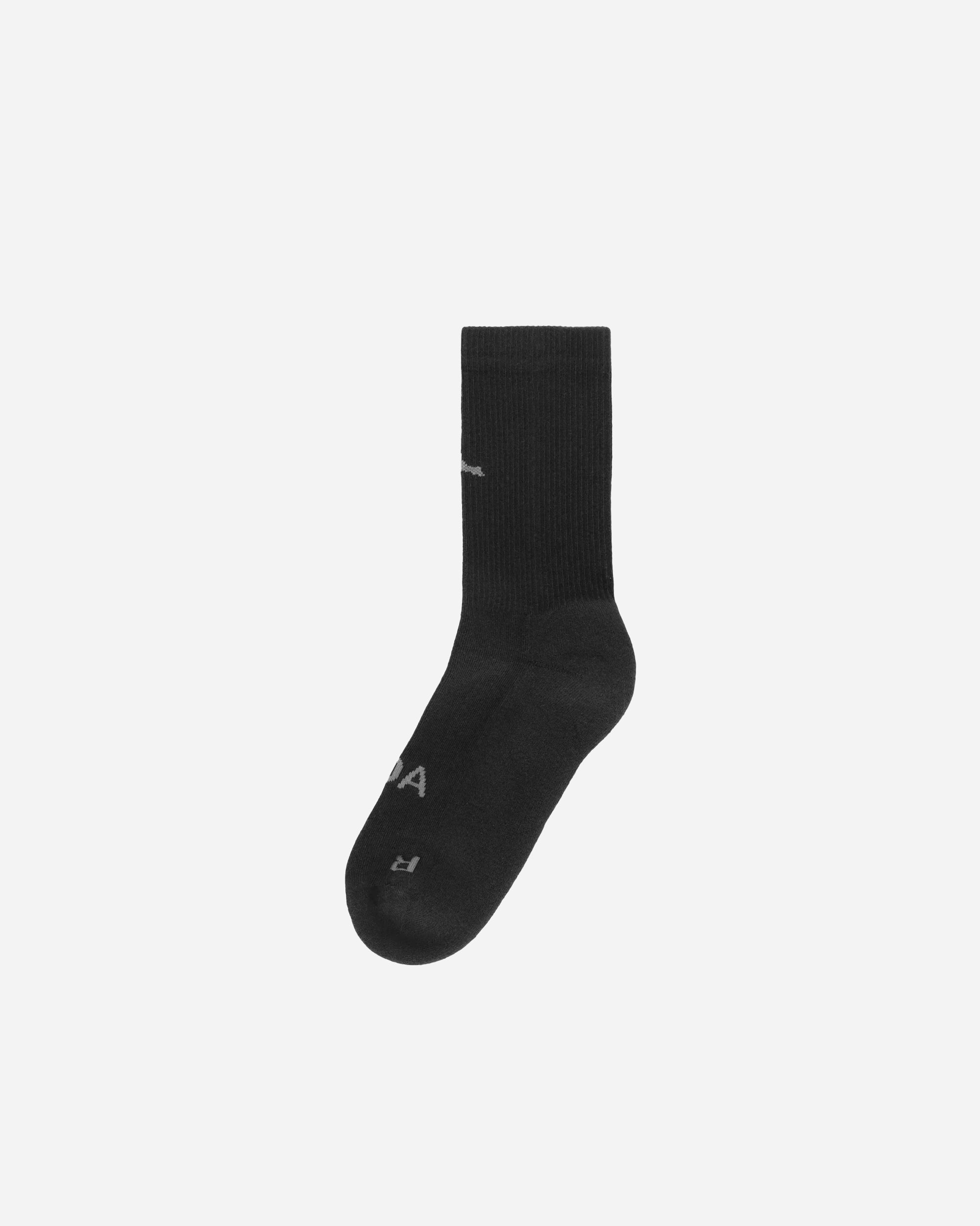 ROA Logo Socks Black RBMW0408YA51-BLK0001