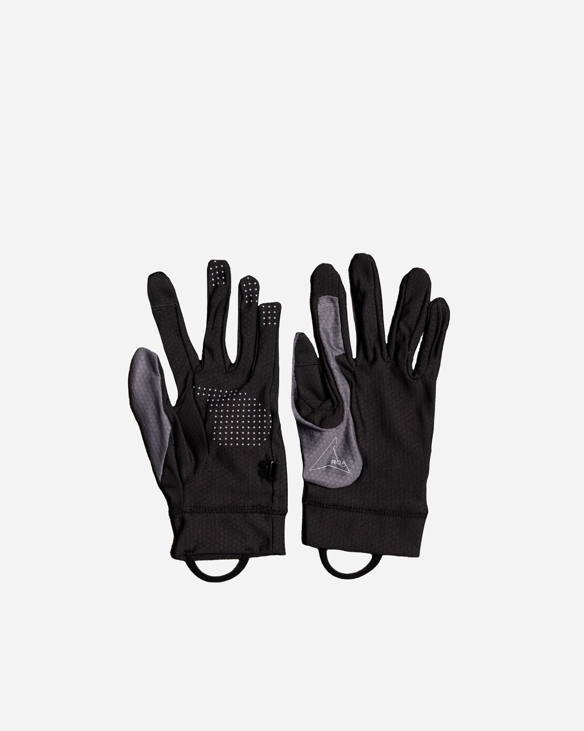 ROA Andie Base Layer Gloves Black Grey RBUW2103FA89