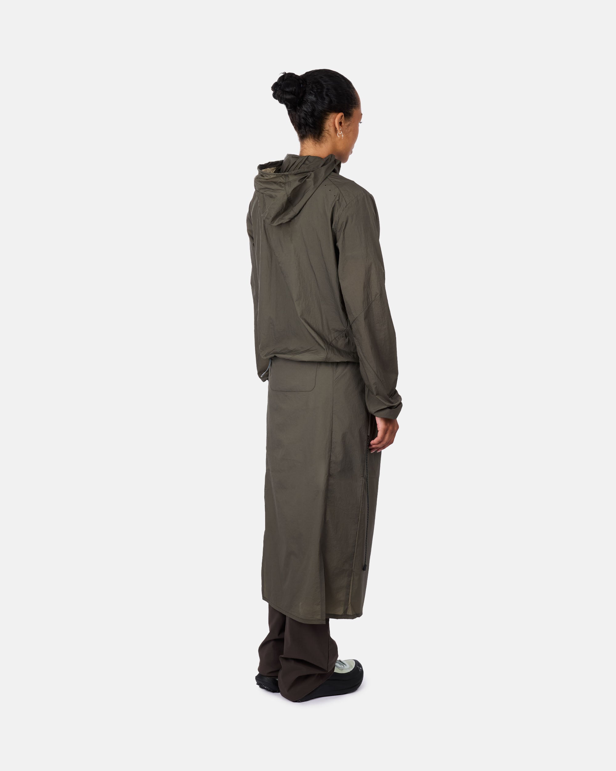 ROA Gly See Through Windbreaker Olive RBWW044FA22