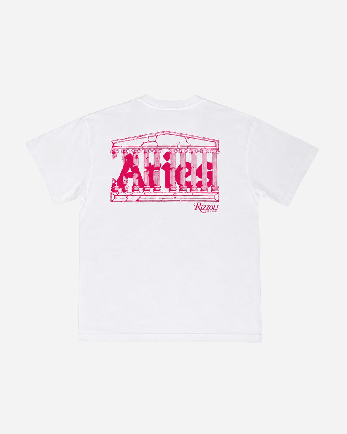 ARIES Aries x Rizzoli Short Sleeve Tee White RZ60001.01
