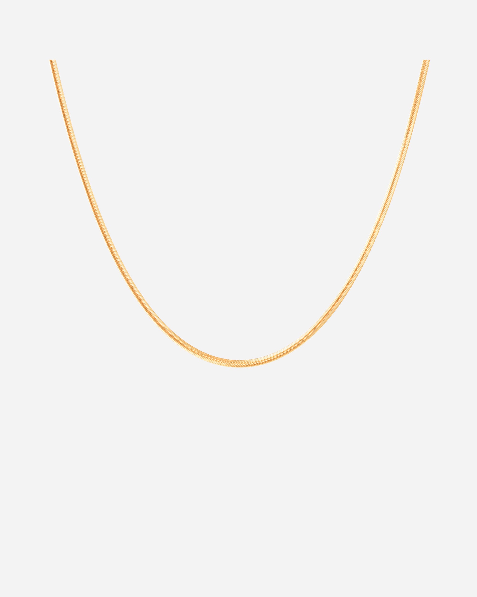 Camille Brinch Small Essentia Snake Necklace Gold SESN-FG