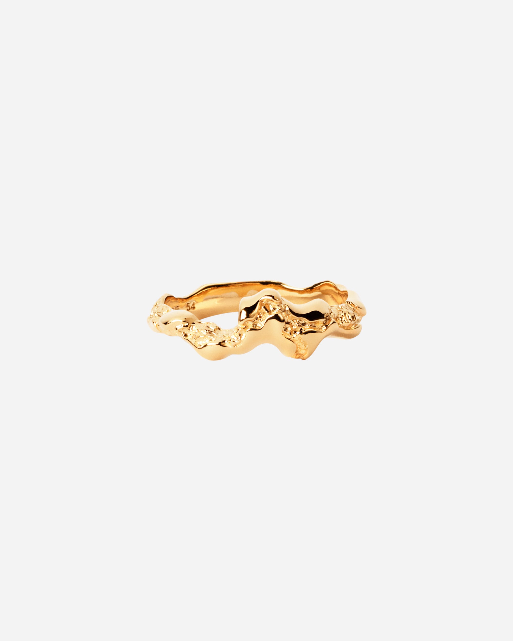 Camille Brinch Small Fusion Contrast Ring Gold SFCOR-FG