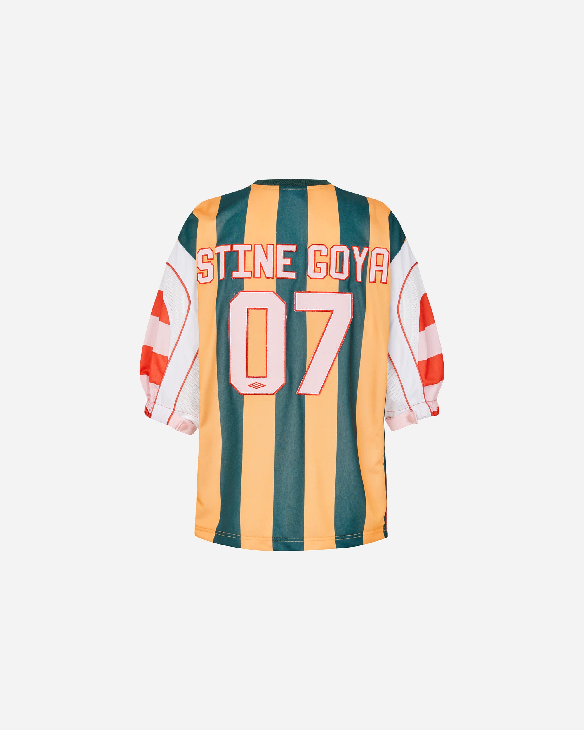 STINE GOYA Stine Goya x UMBRO Jersey Snap Tee Multi Stripes SG-EX25-T089-2426