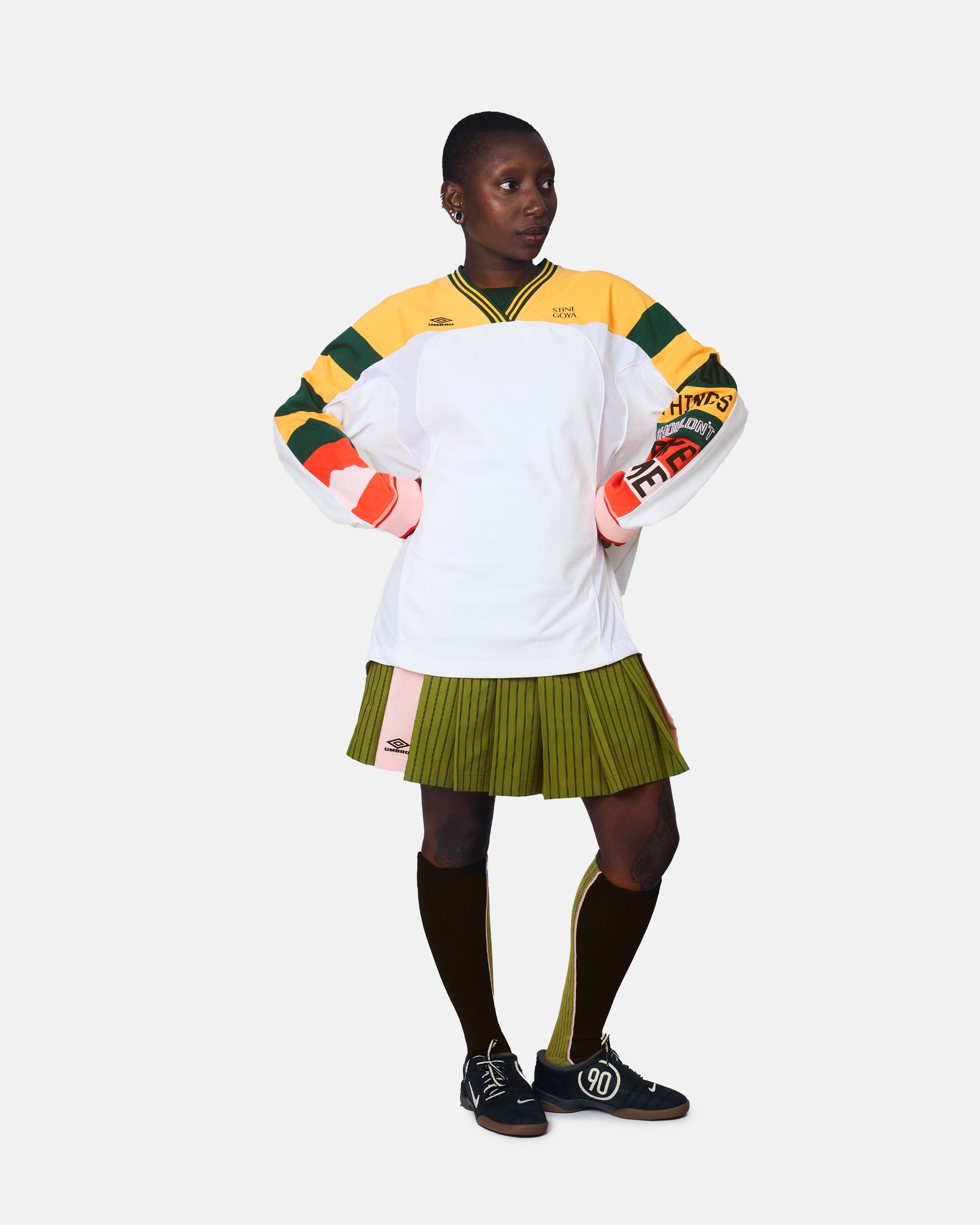 STINE GOYA Stine Goya x UMBRO Sweatshirt Pullover Multi Colored Stripe SG-EX25-T090-2427