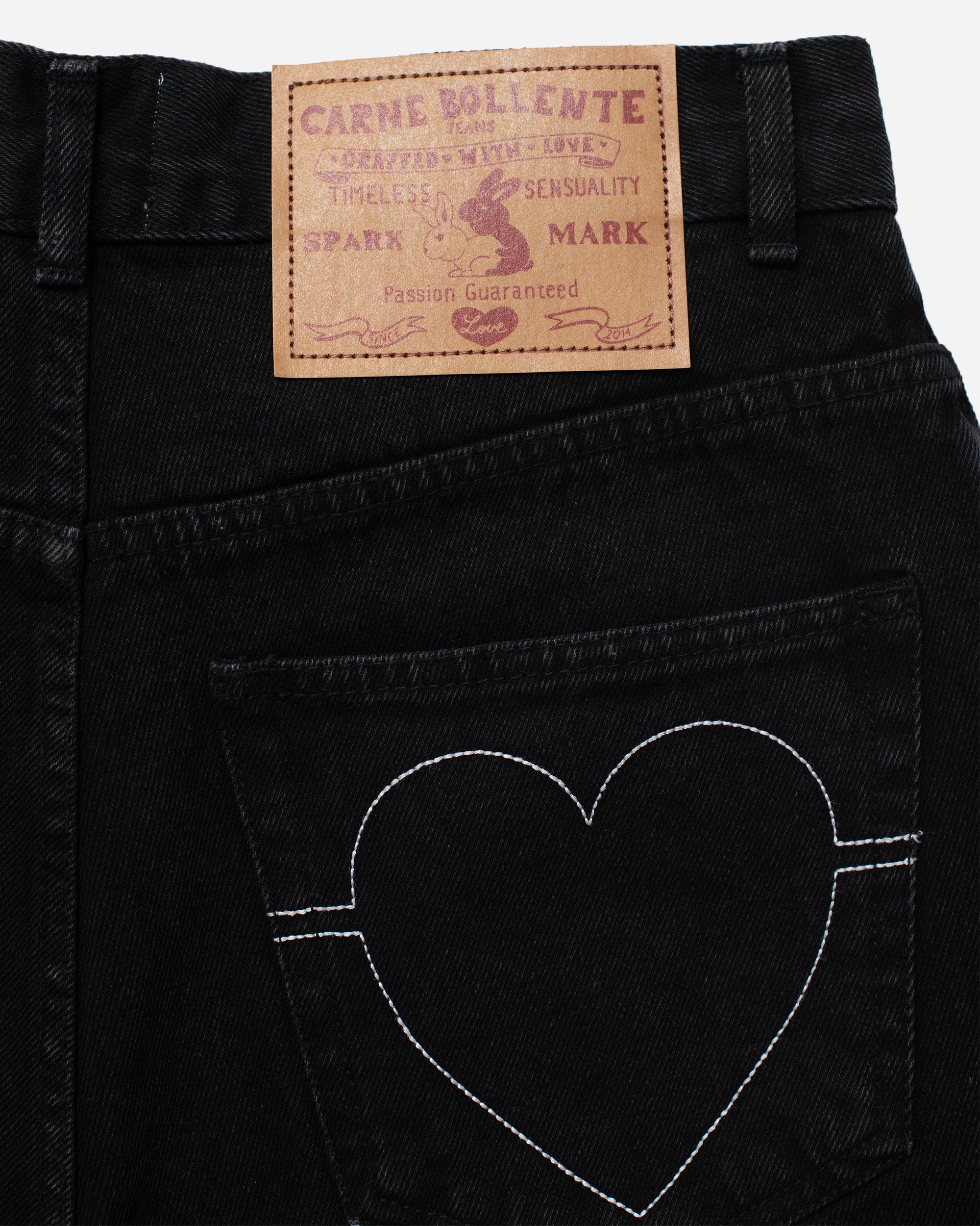 Carne Bollente Heart On, Hard On OFF BLACK SS26SH0201_Off-Black