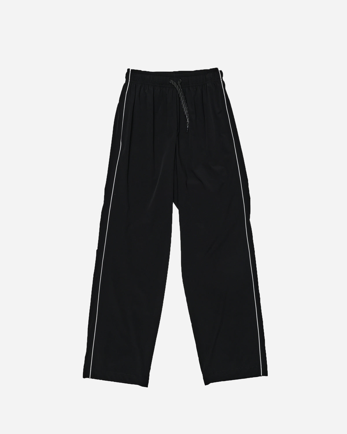 Optimistic Runners Side Striped Wide Pants Black SSWP26BK