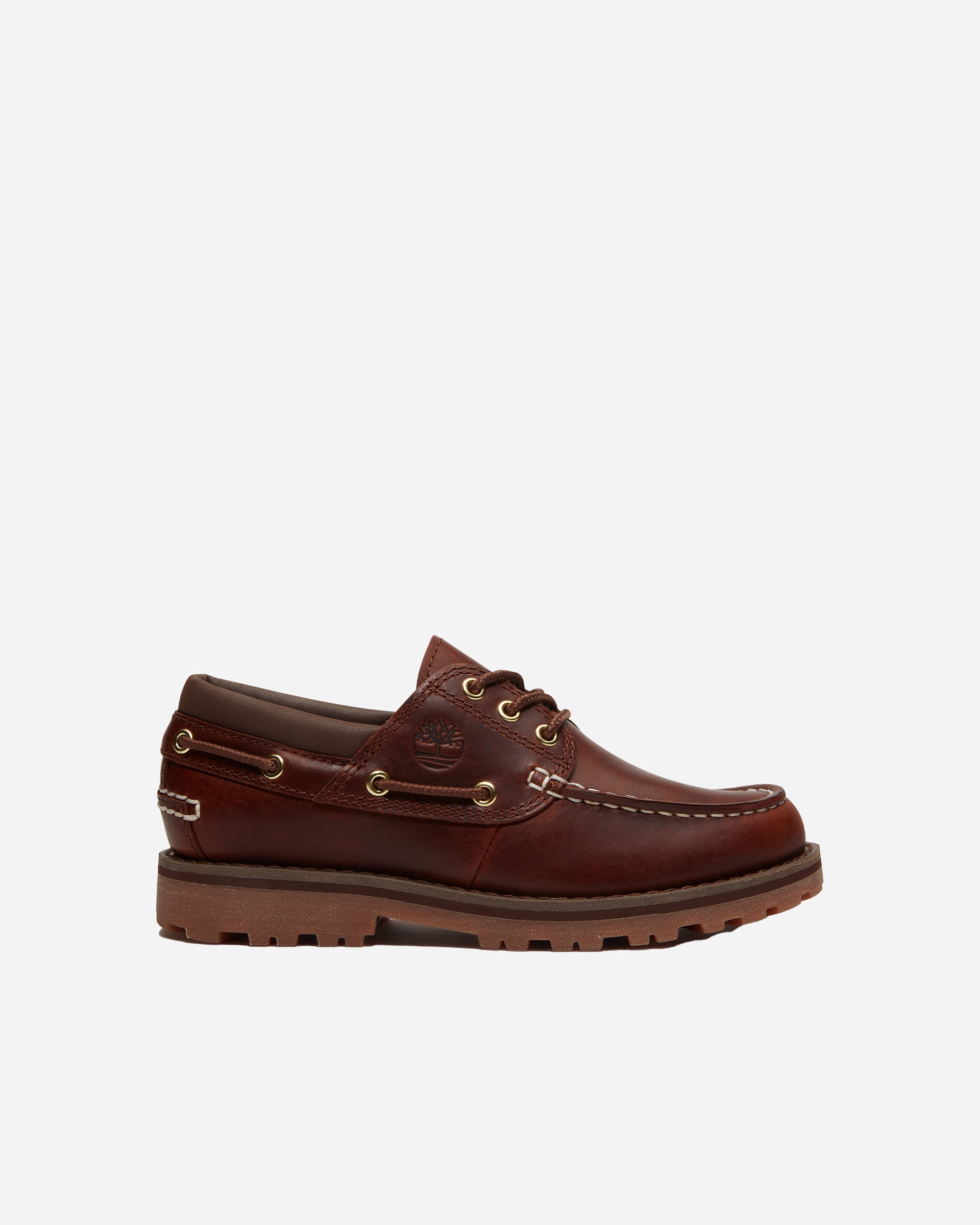 Timberland Authentic Boat Shoe (Preschool) RUST FULL GRAIN TB0A2A5FEM61