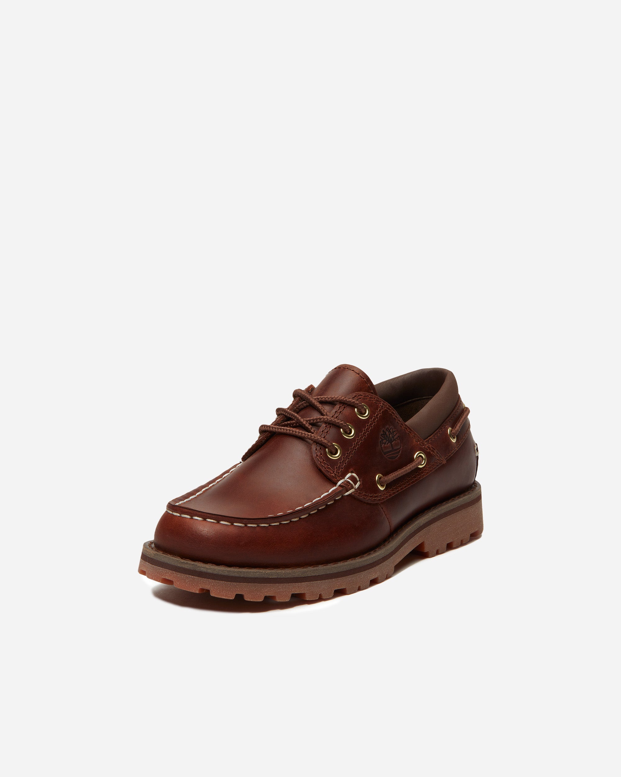 Timberland Authentic Boat Shoe (Preschool) RUST FULL GRAIN TB0A2A5FEM61