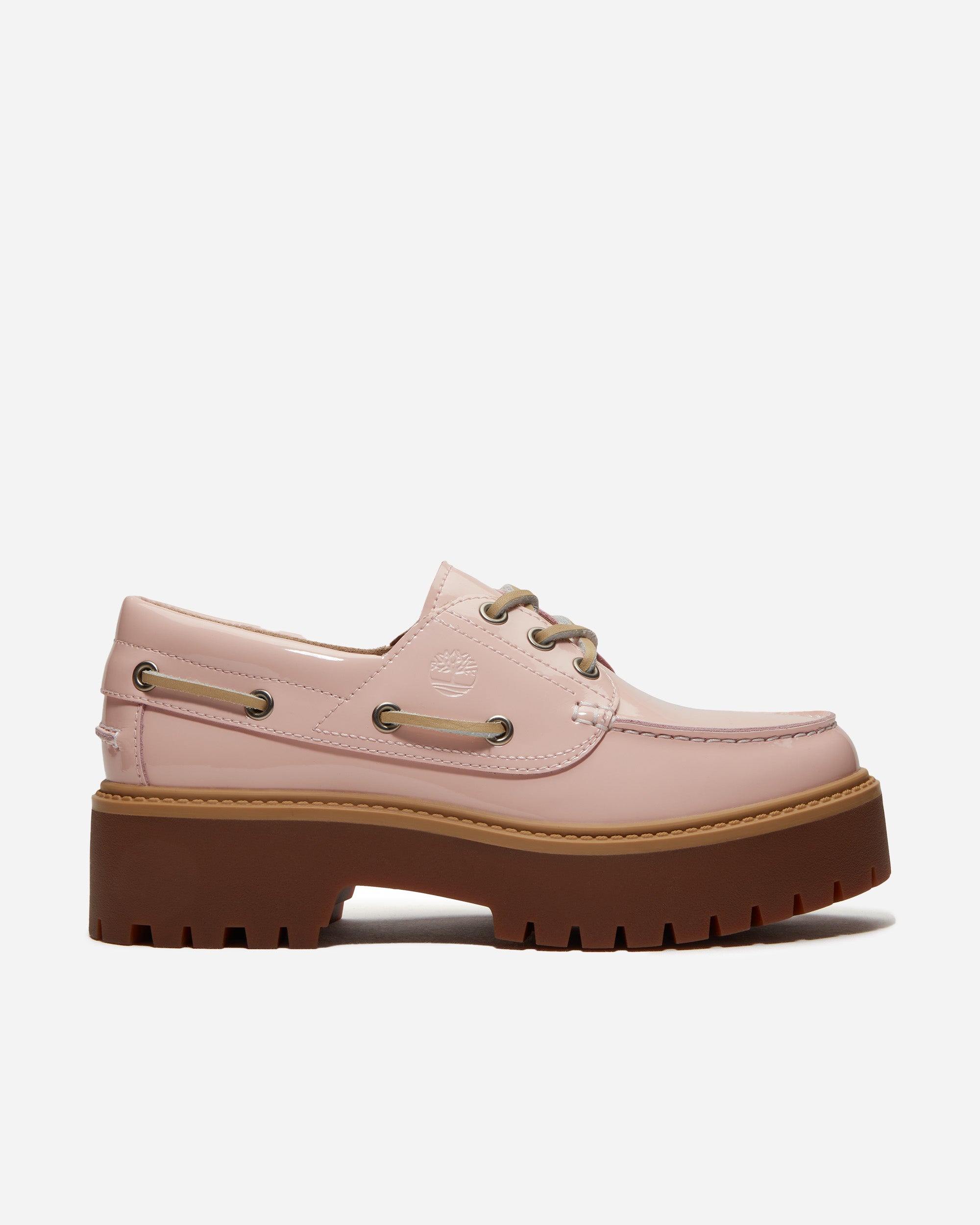 Timberland Stone Street Boat Shoe LIGHT PINK PATENT TB0A2GVFA5H1