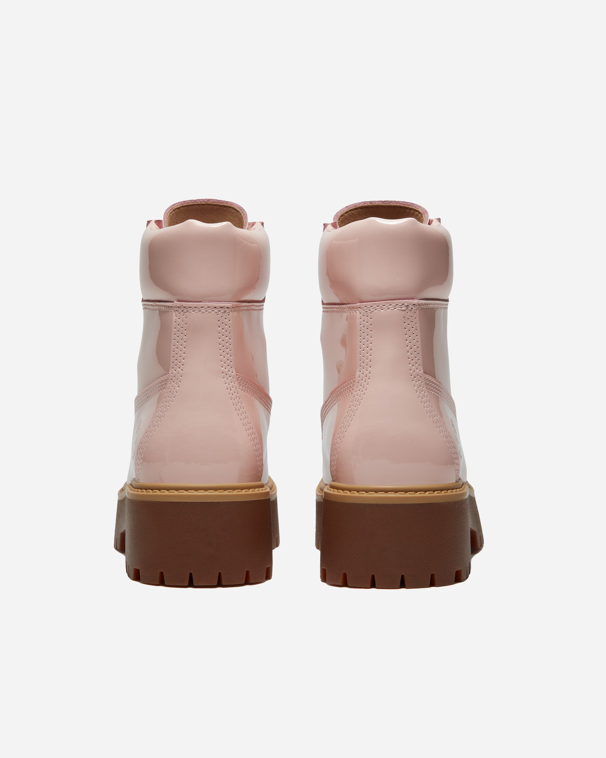 Timberland Stone Streen 6 Inch Lace Up Waterproof Boot LIGHT PINK PATENT TB0A2H3CA5H1