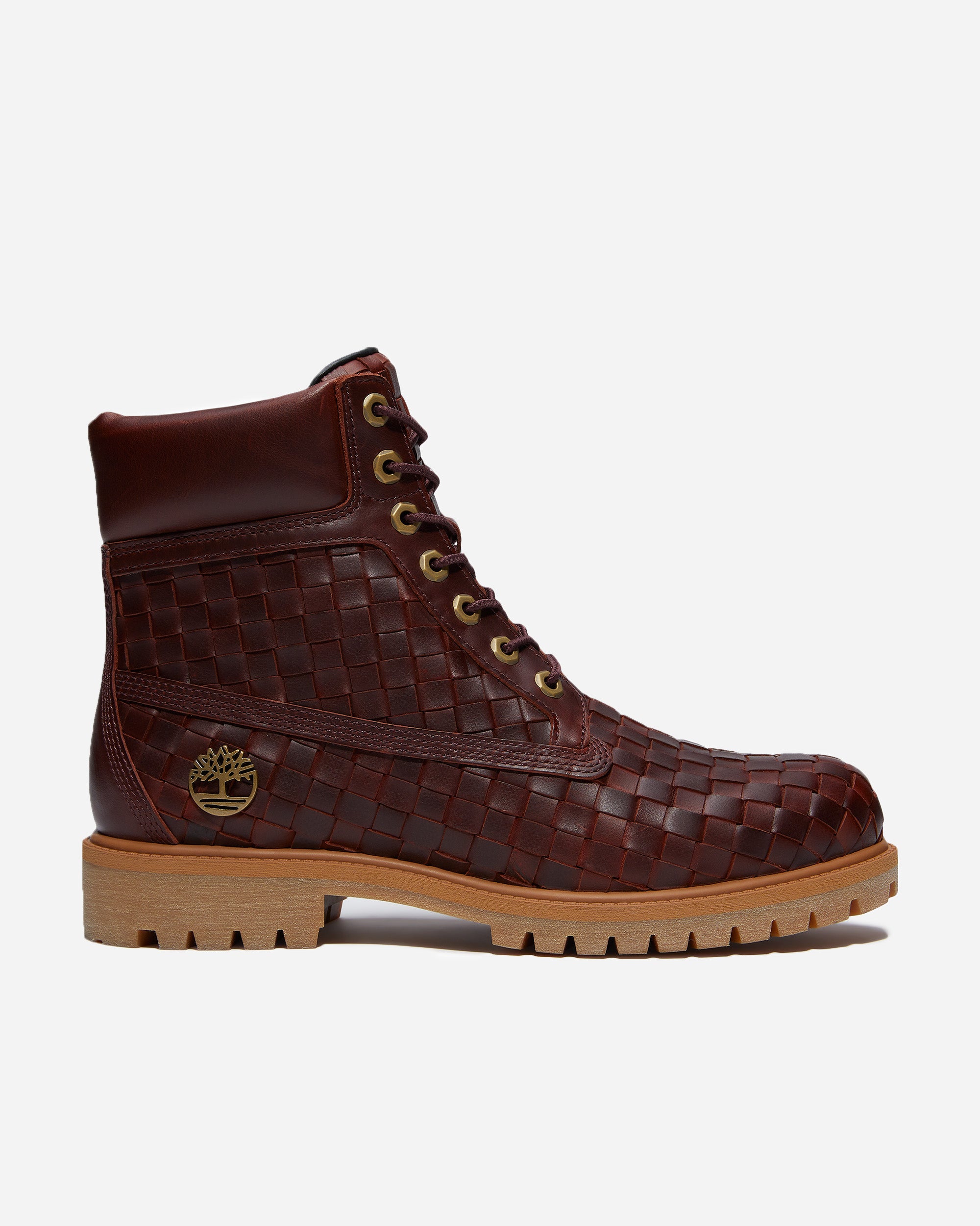 Timberland Premium 6-Inch Lace Up Boot BUR FG WOVEN TB0A6FD601W1