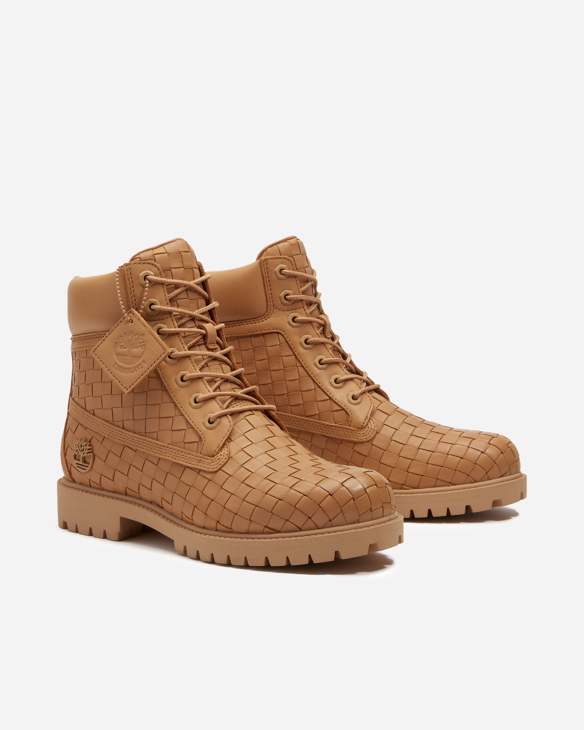 Timberland Premium 6-Inch Lace-Up Boot BEIGE FULL GRAIN LEATHER TB0A6FD6EN21