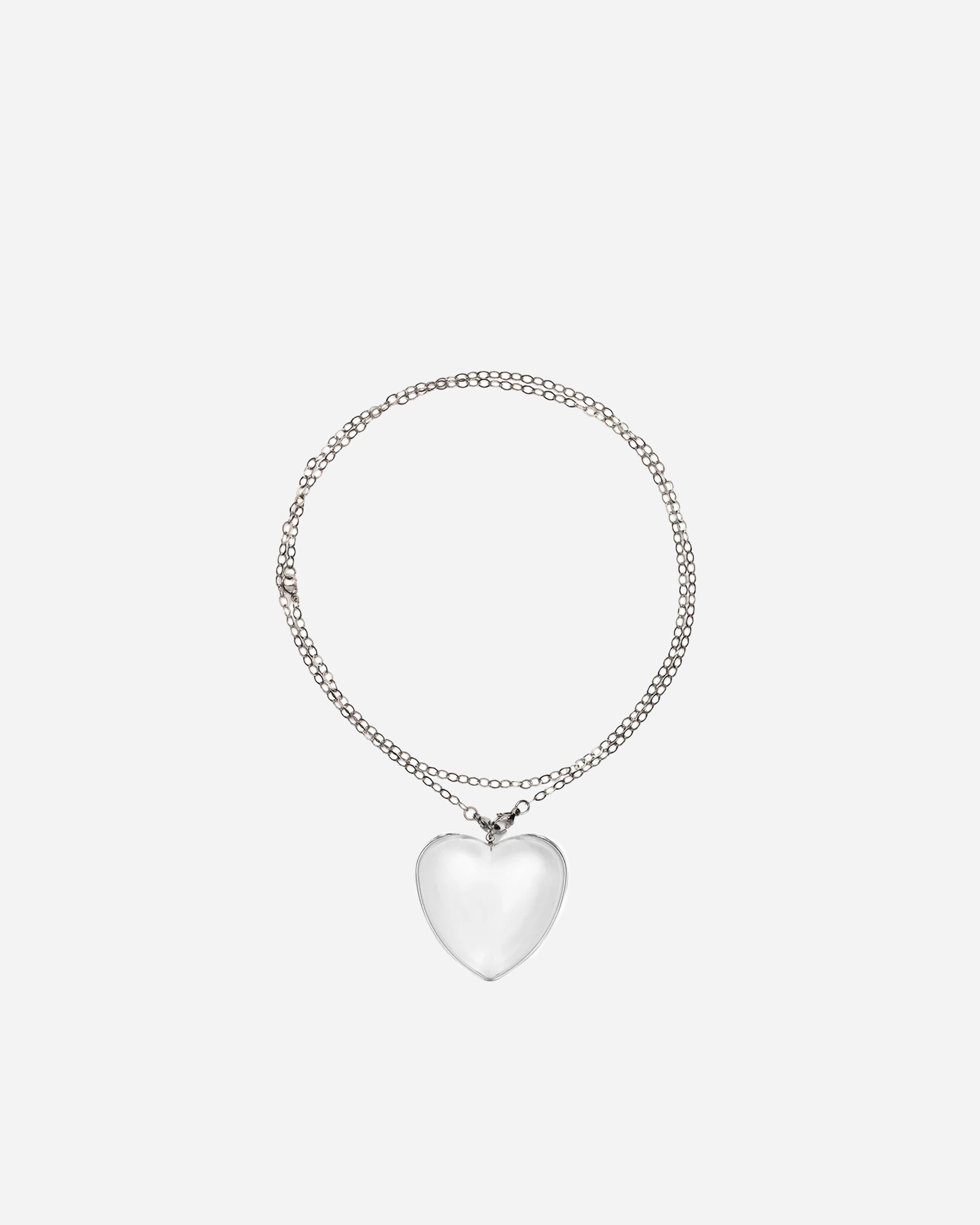 THE GOOD STATEMENT Small Heart Necklace Clear TGS-A-25
